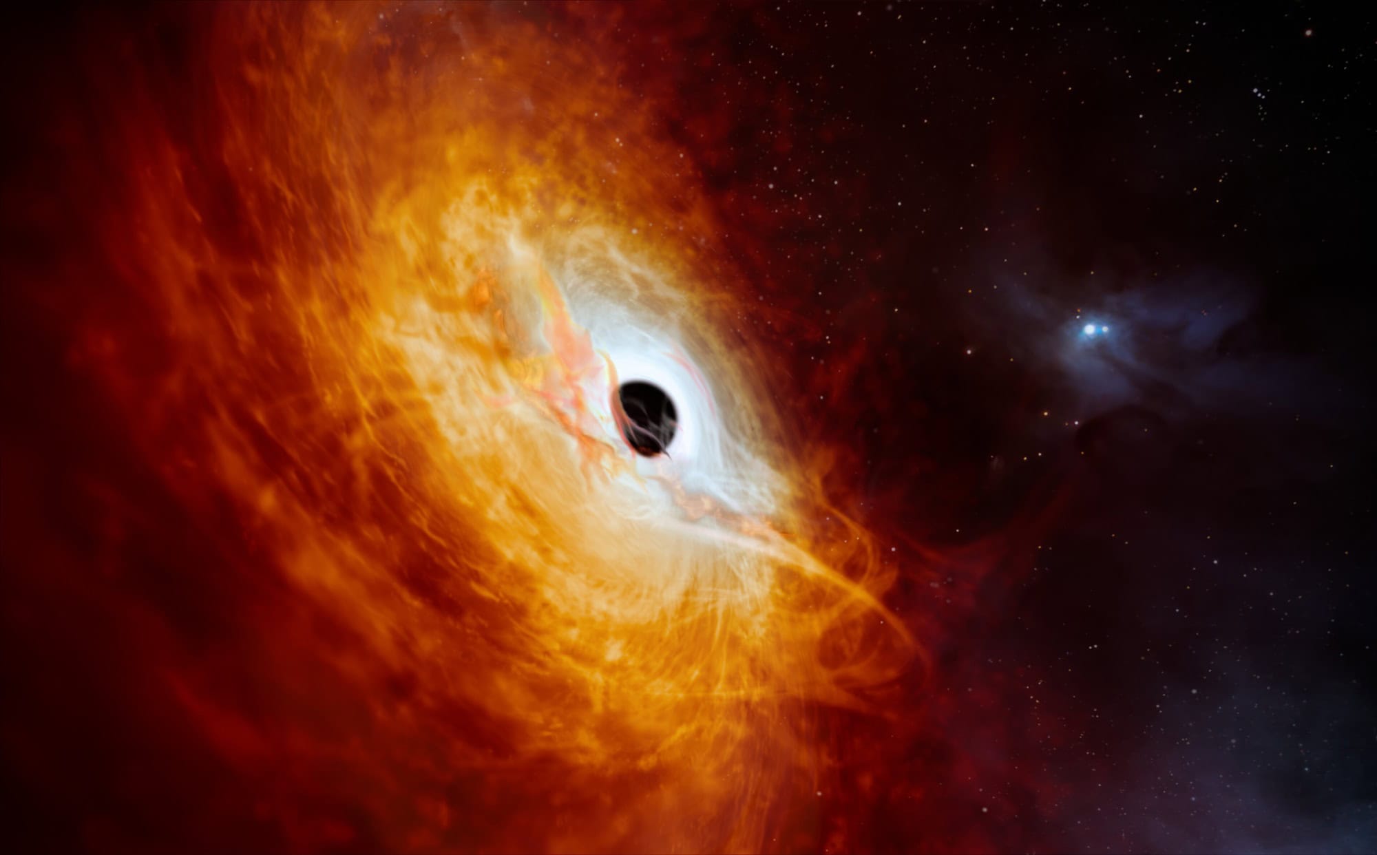 Buraco negro ultraluminoso J0529 ejeta gás a 10 mil km/s e intriga astrônomos - Imagem do artigo