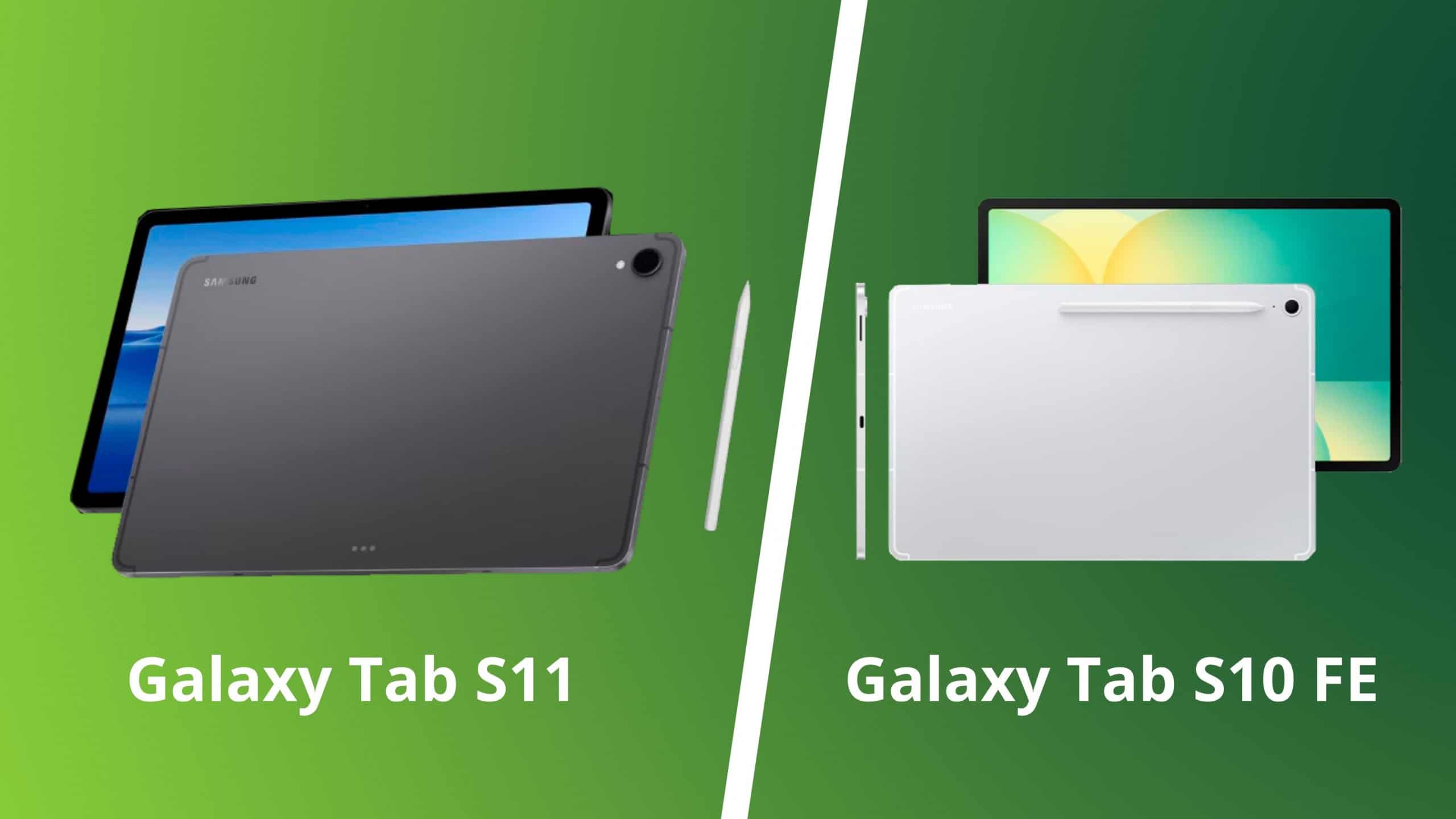 Samsung Galaxy Tab S11 x Tab S10 FE: o que muda entre as duas gerações - Imagem do artigo
