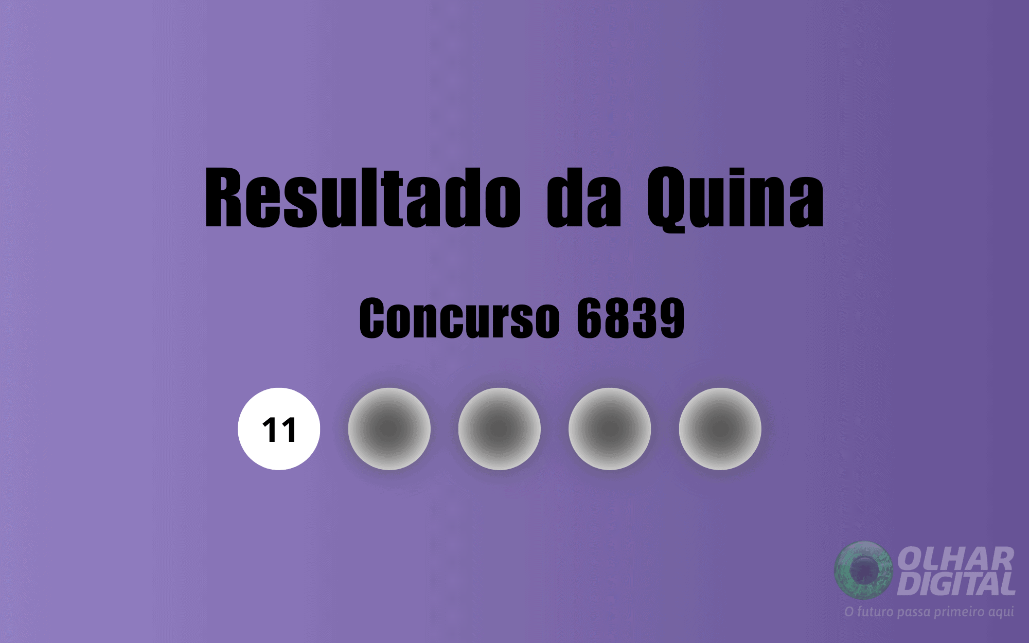 Quina 6839: prêmio acumula e estimativa sobe para R$ 10,5 milhões - Imagem do artigo