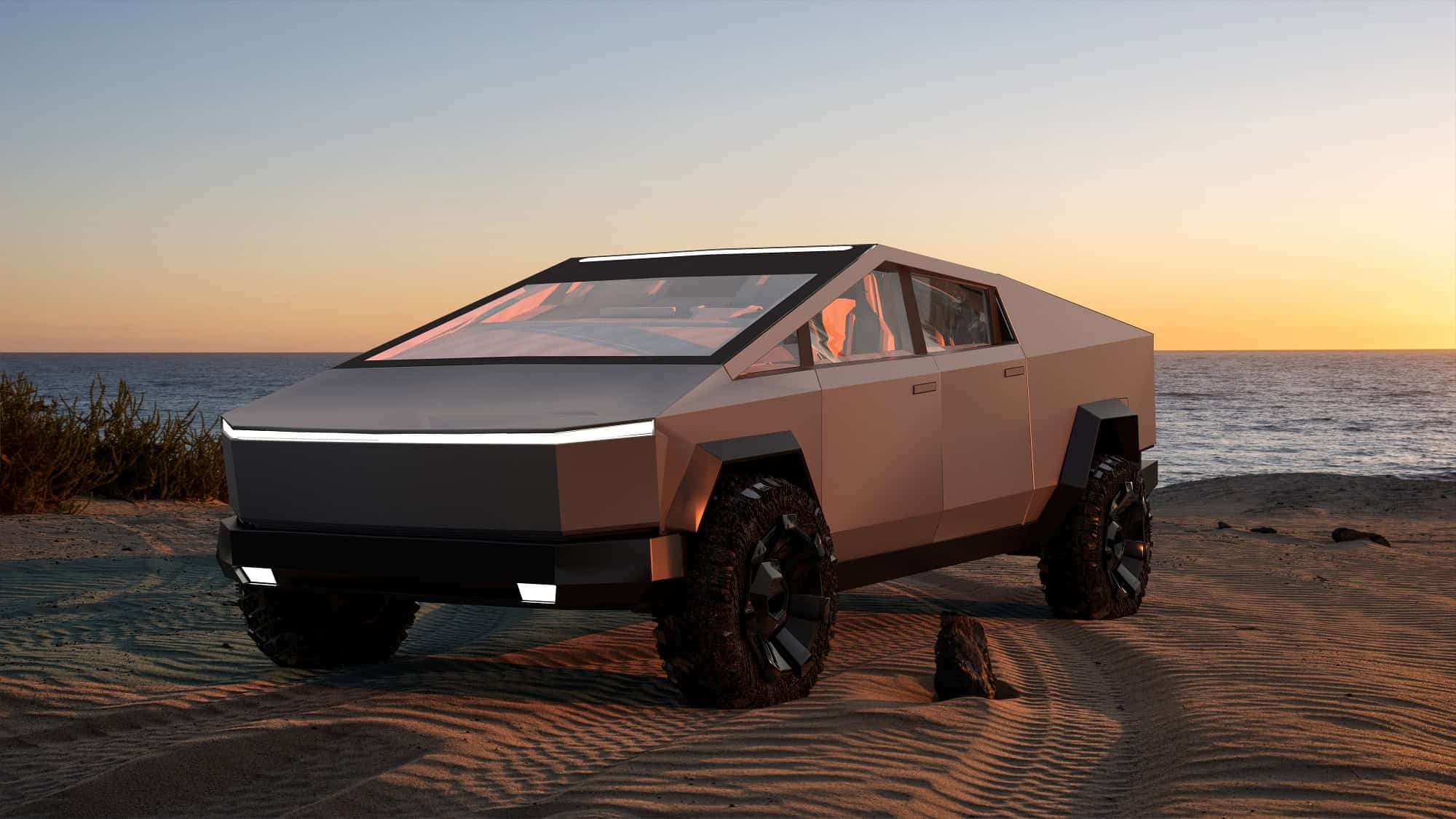 Tesla é acusada de simular corrida em que Cybertruck aparecia mais rápido que Porsche 911 - Imagem do artigo