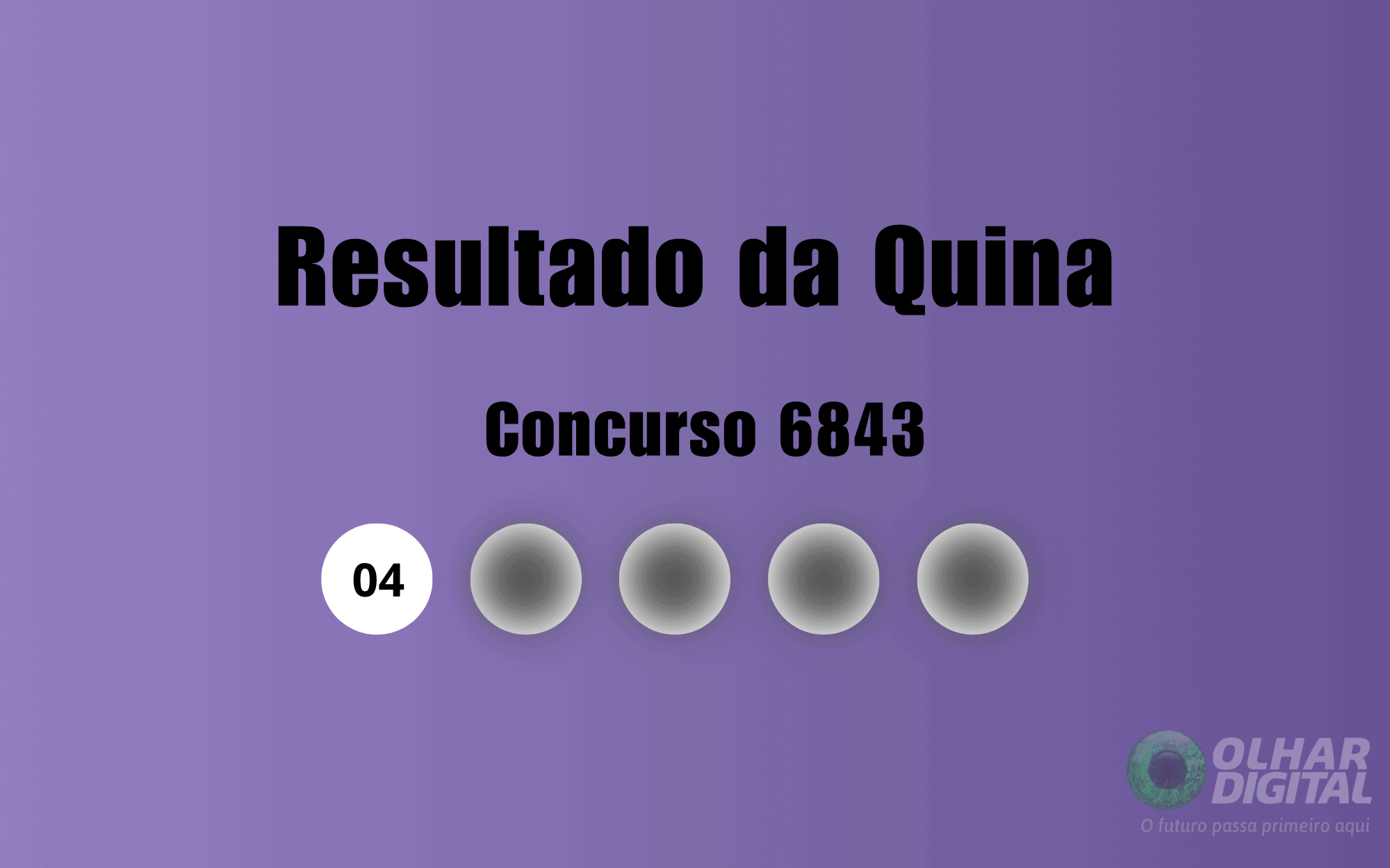 Quina 6843: prêmio de R$ 14,9 milhões acumula; veja números sorteados - Imagem do artigo