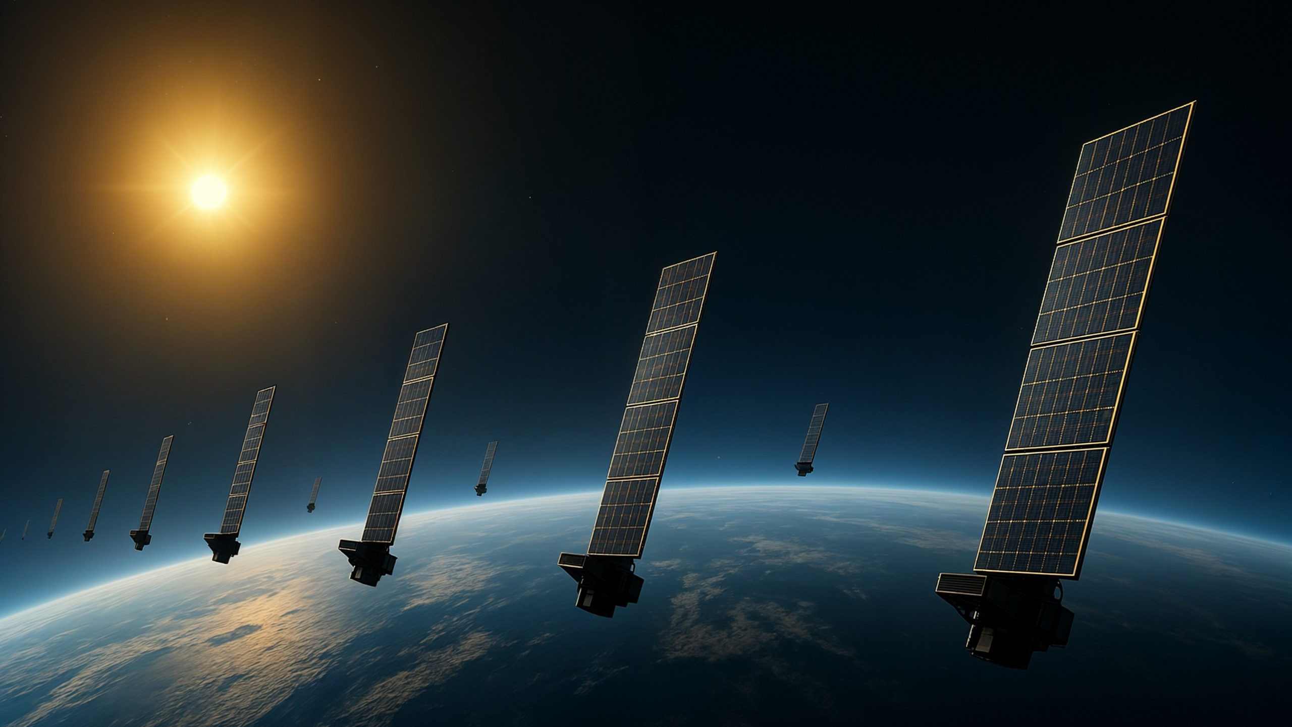 Relatório revela queda diária de satélites Starlink e prevê aumento com atividade solar - Imagem do artigo