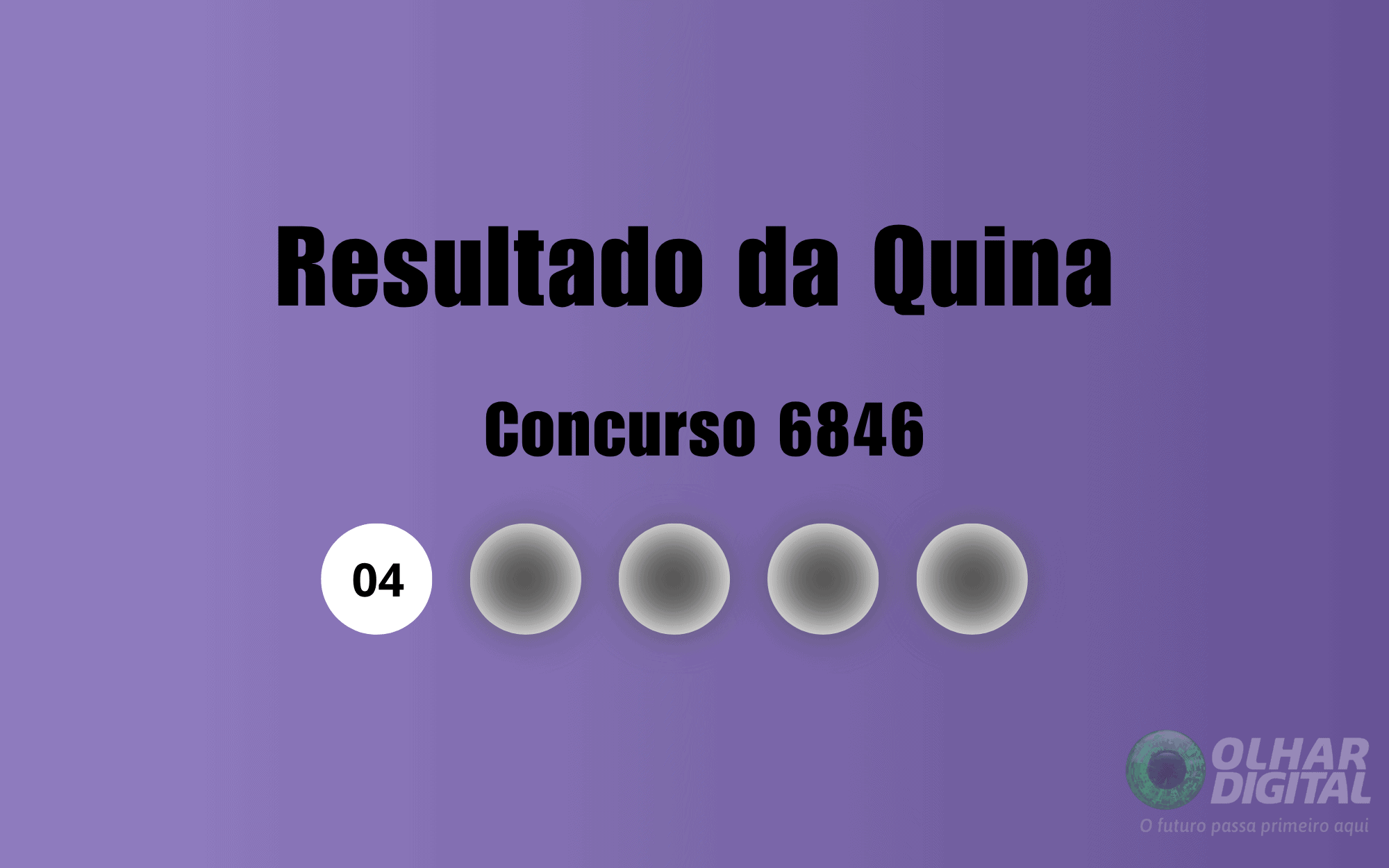 Quina 6846 acumula; veja dezenas sorteadas e premiação desta terça-feira (7) - Imagem do artigo