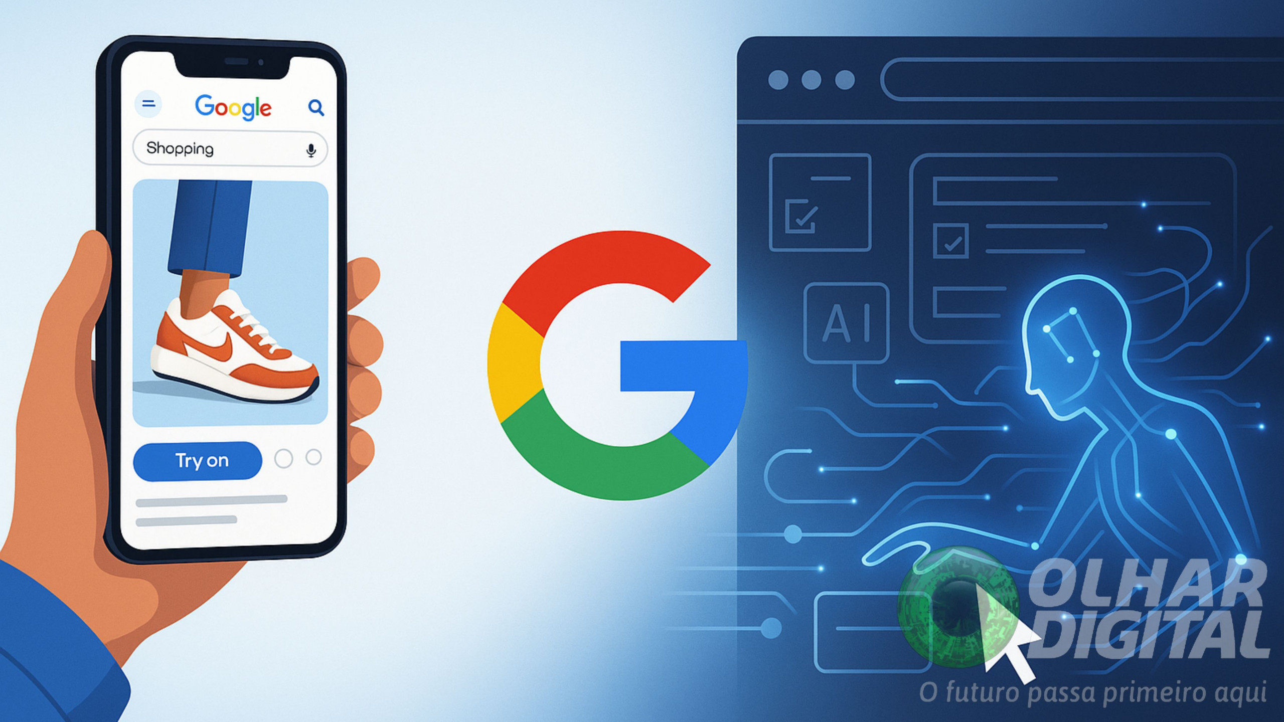 Google lança provador virtual de sapatos e apresenta modelo Gemini 2.5 para agentes autônomos - Imagem do artigo