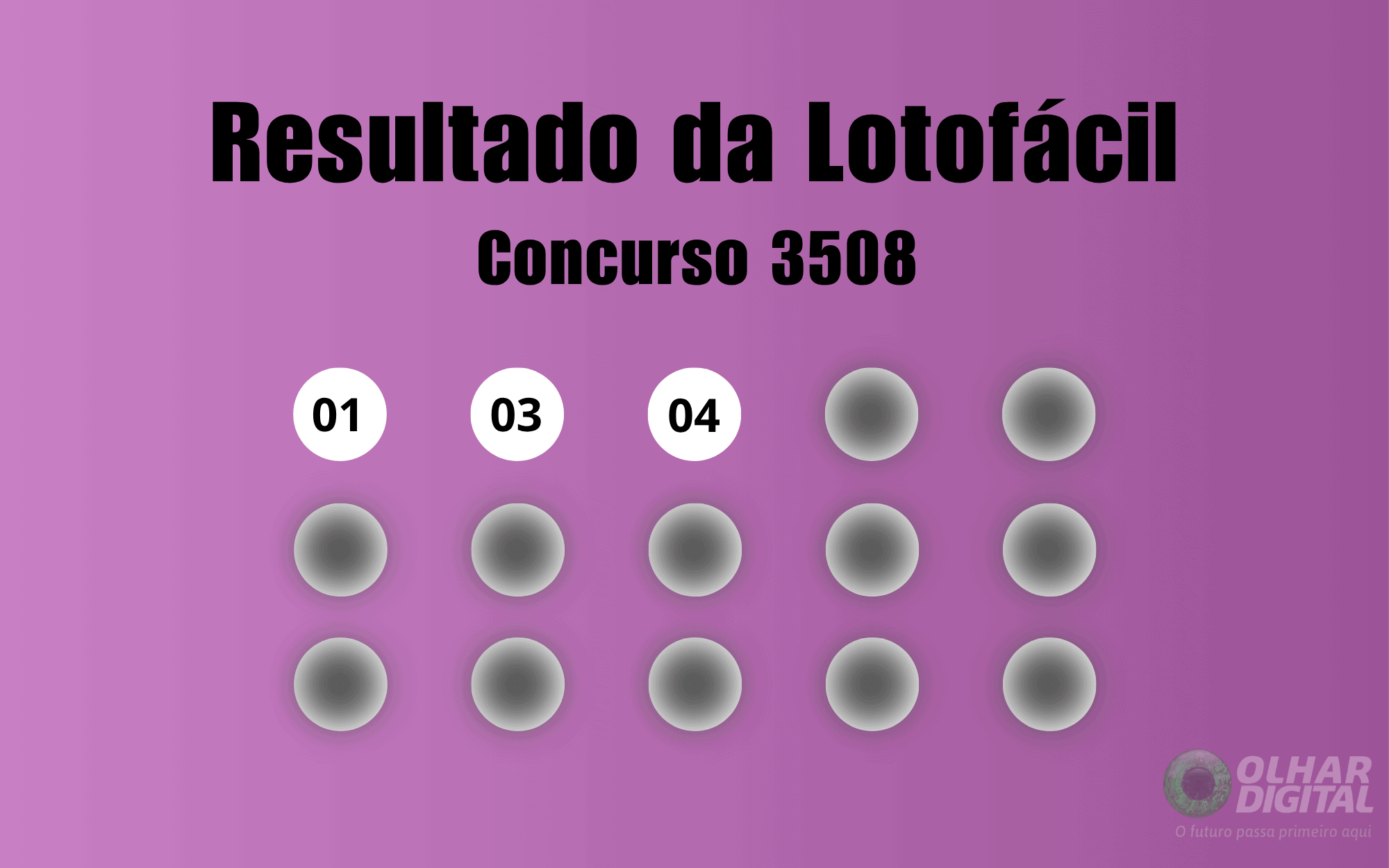 Lotofácil 3508: números sorteados e valores pagos no concurso desta quinta-feira (9) - Imagem do artigo