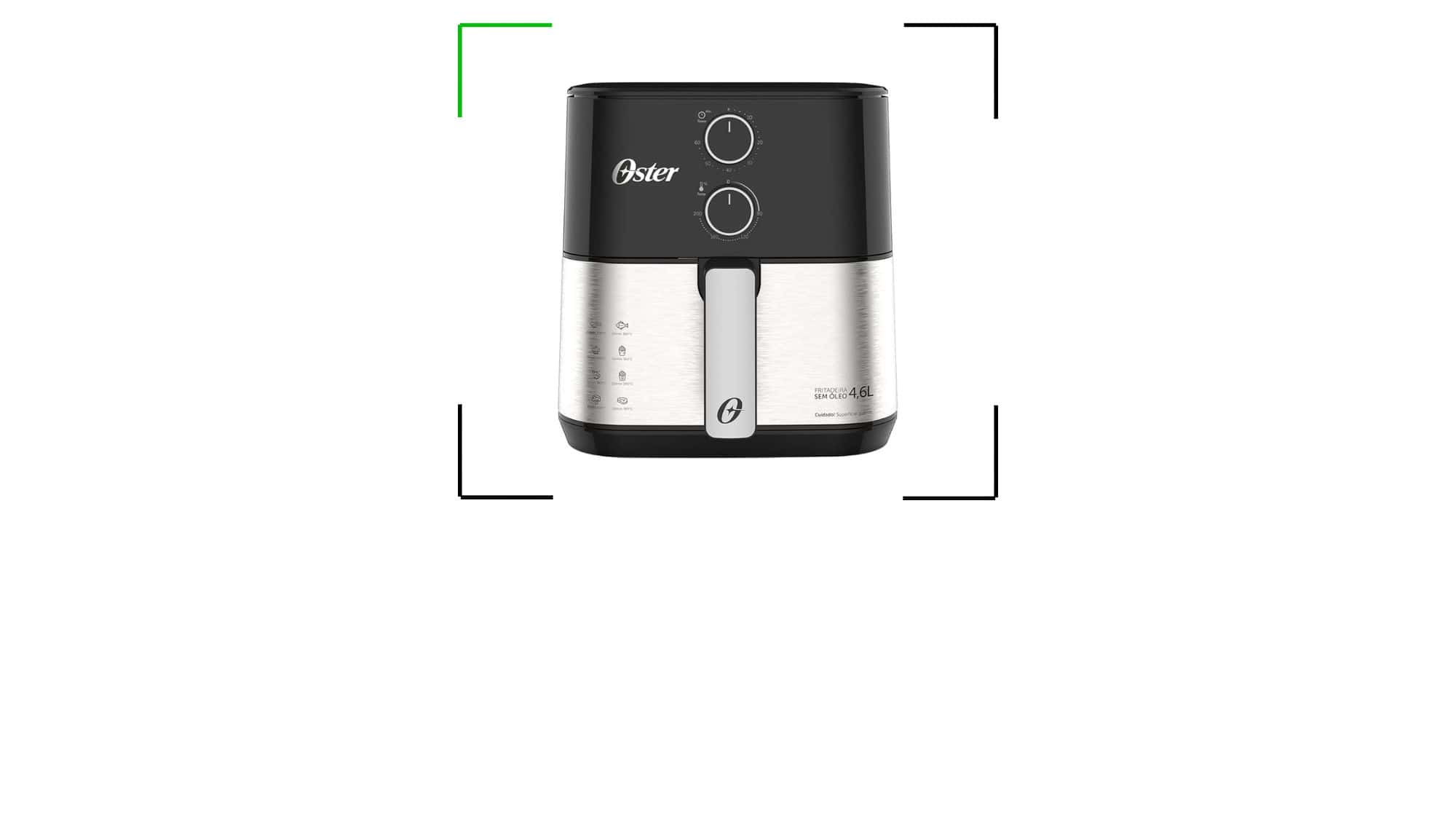 Fritadeira sem óleo Oster de 4,6 L entra em oferta por R$ 335 na Amazon - Imagem do artigo