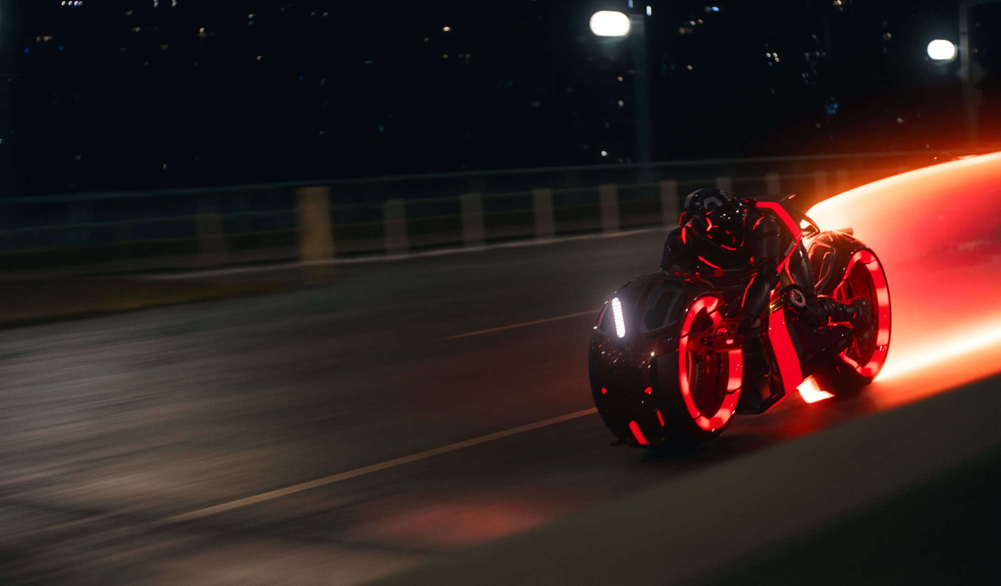 Tesla envia atualização que exibe moto de Tron: Ares no painel e irrita proprietários - Imagem do artigo