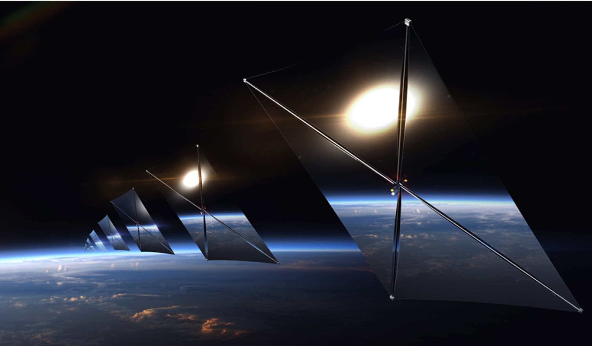 Startup planeja constelação de satélites com espelhos para levar luz solar à Terra durante a noite - Imagem do artigo