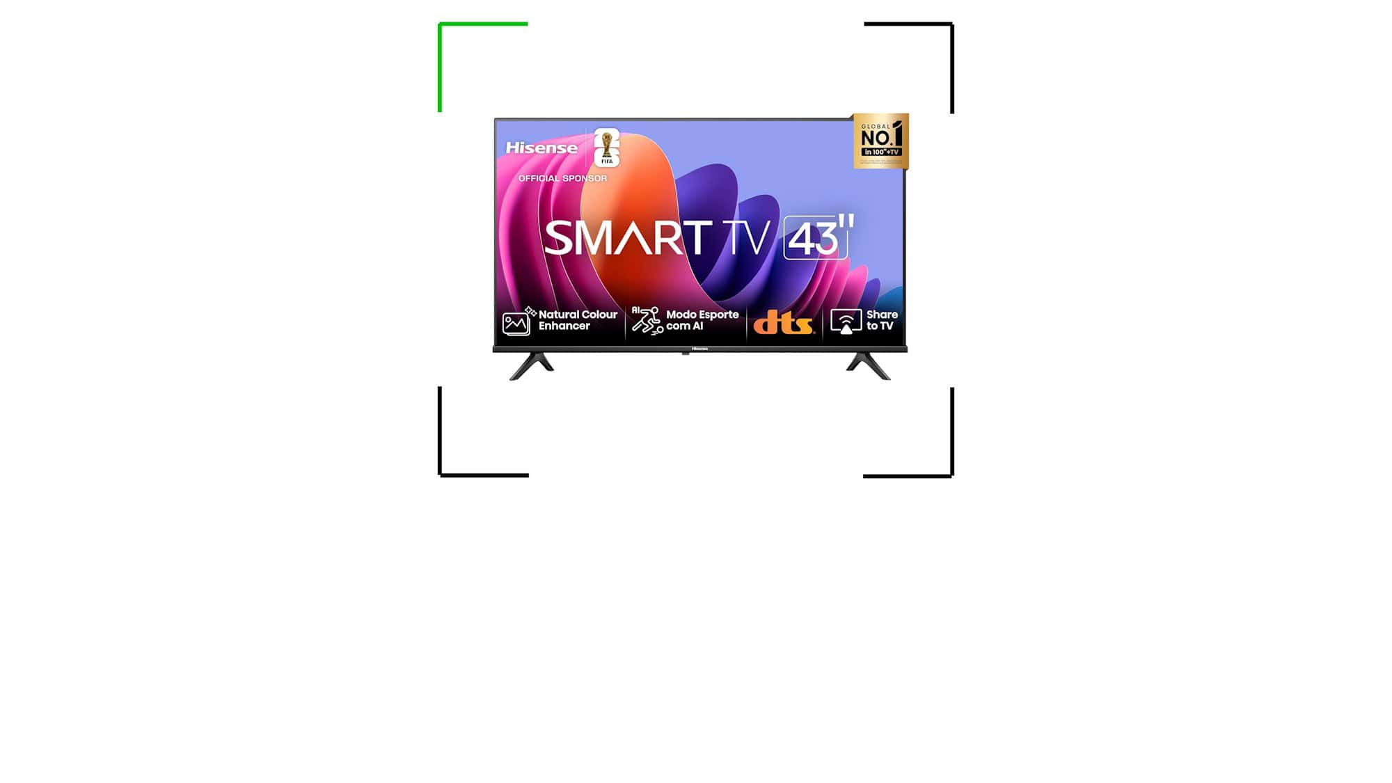 Smart TV Hisense de 43″ em oferta na Amazon por 10x de R$ 159 - Imagem do artigo