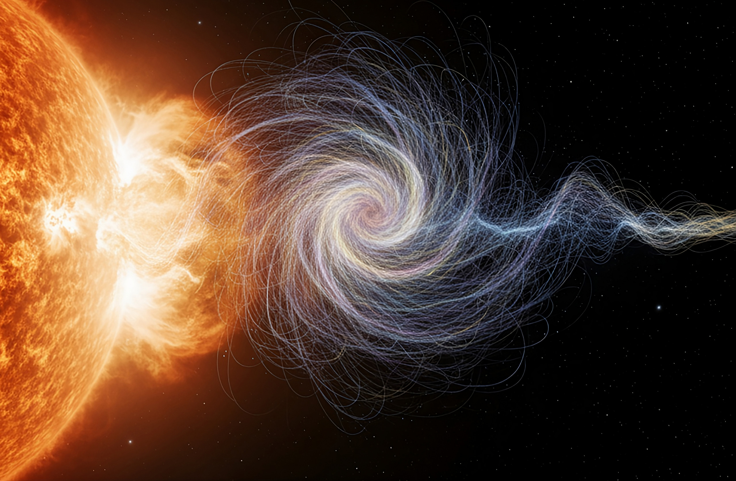 Tornados magnéticos no espaço podem provocar tempestades geomagnéticas invisíveis aos radares - Imagem do artigo