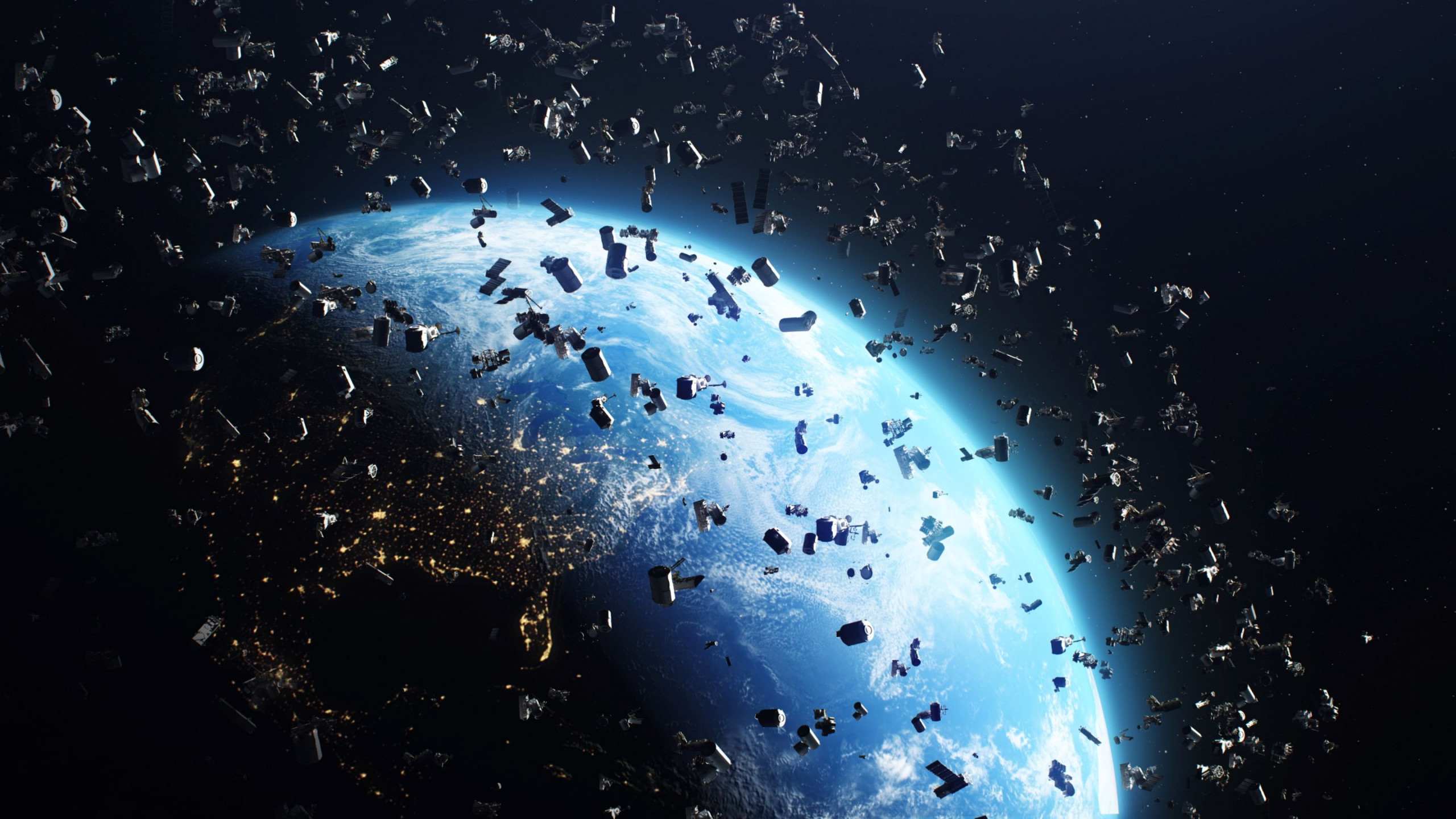 Empresa dos EUA cria armadura leve para blindar satélites contra lixo espacial - Imagem do artigo