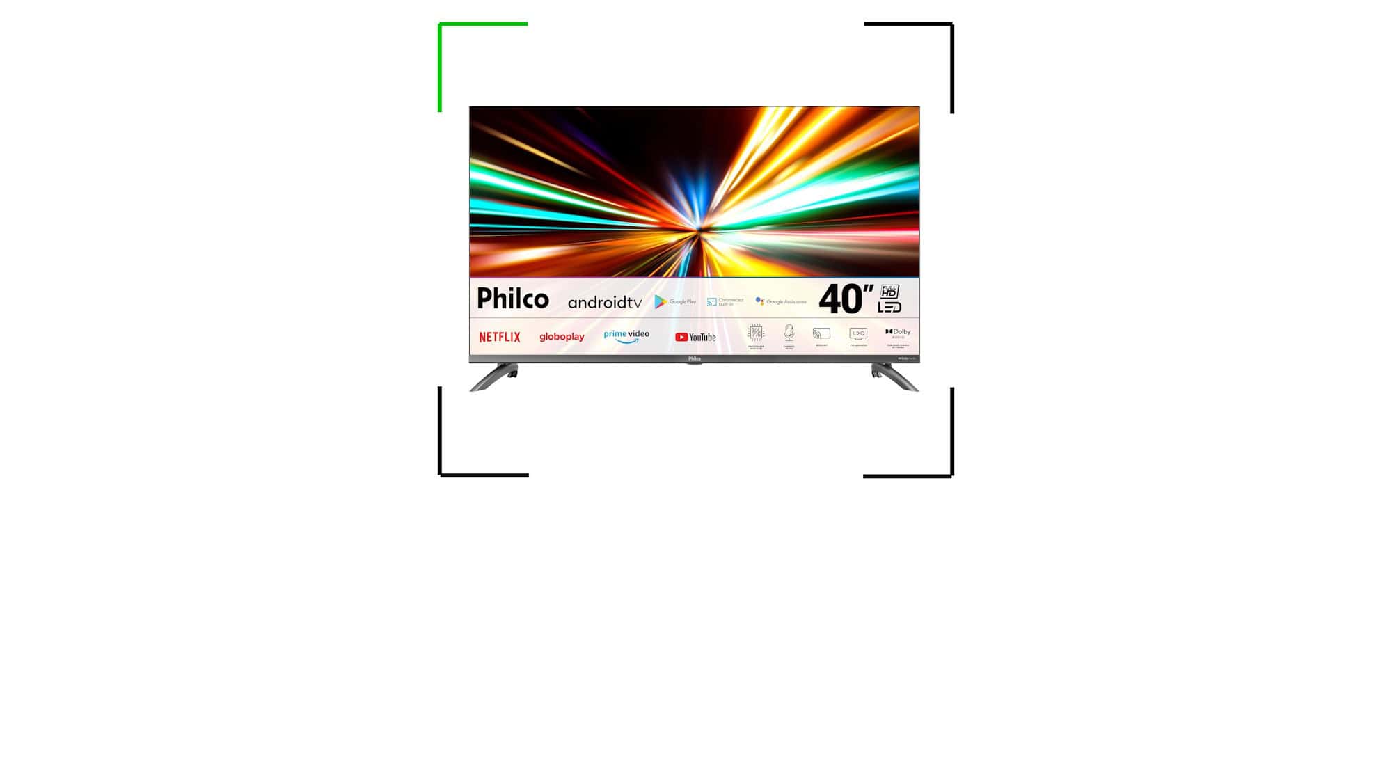 Smart TV Philco de 40” com Android TV e Dolby Audio é ofertada por R$ 1.139 - Imagem do artigo