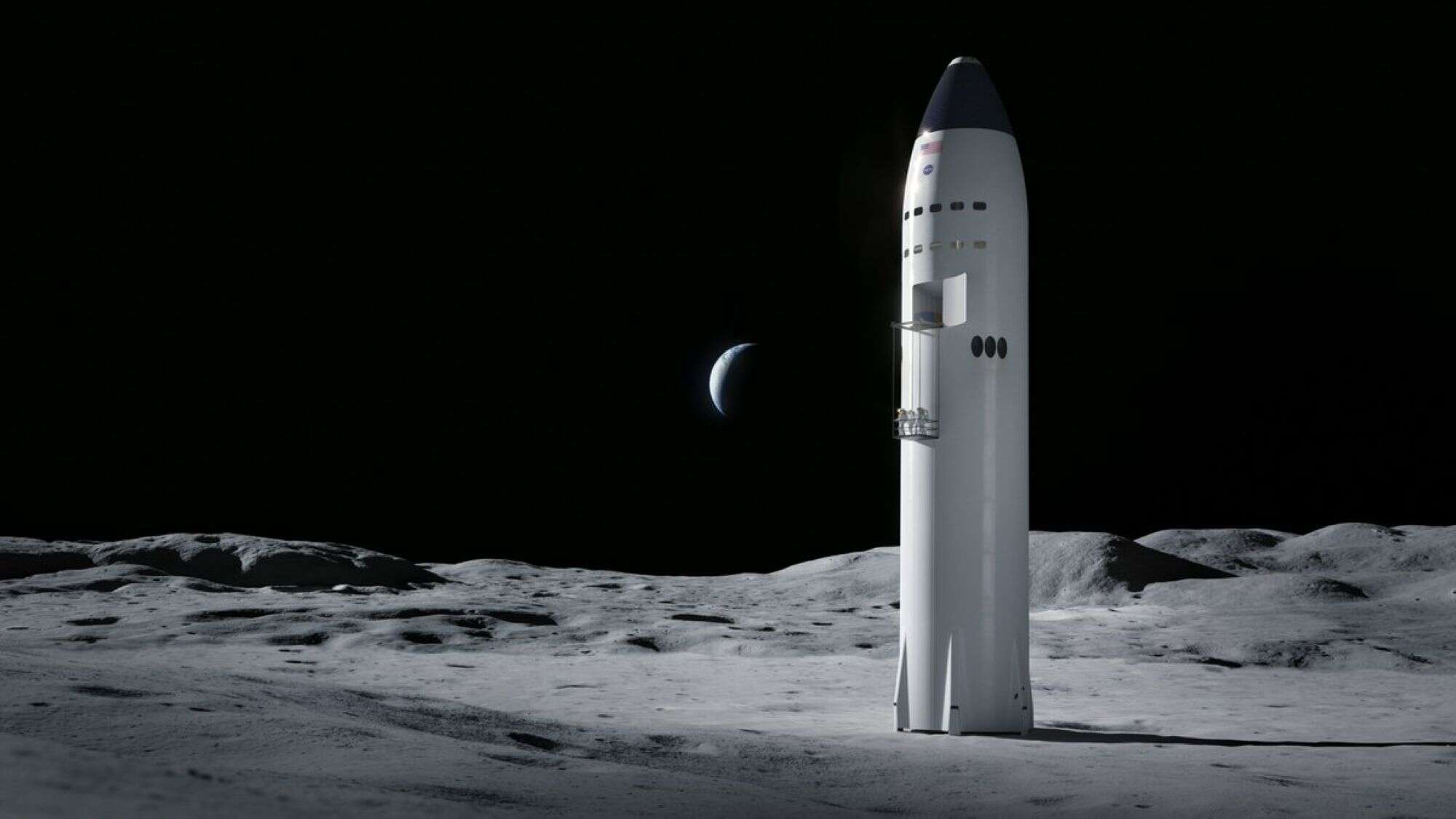 NASA avalia romper contrato de US$ 2,9 bilhões com a SpaceX para missão Artemis 3 - Imagem do artigo