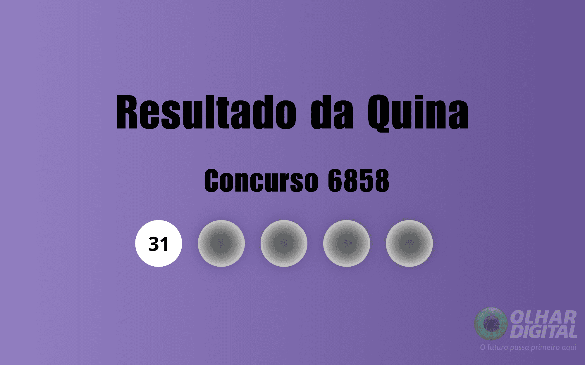 Quina 6858: dezenas sorteadas e detalhes do prêmio desta terça-feira (21) - Imagem do artigo