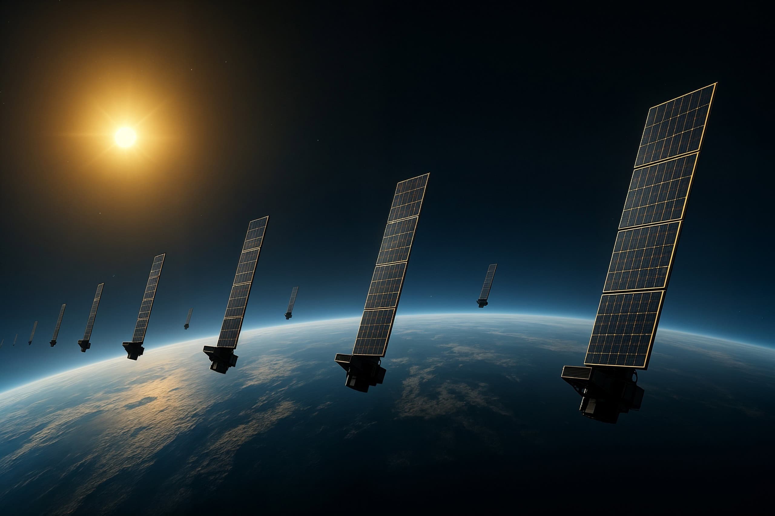 Satélites militares da SpaceX são flagrados transmitindo em faixa de frequência restrita - Imagem do artigo
