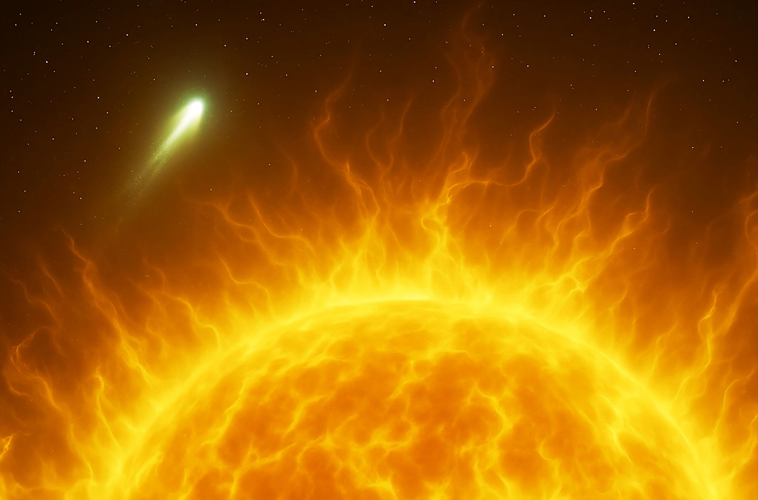 Cometa interestelar 3I/ATLAS é flagrado por satélite dos EUA mesmo oculto pelo brilho solar - Imagem do artigo