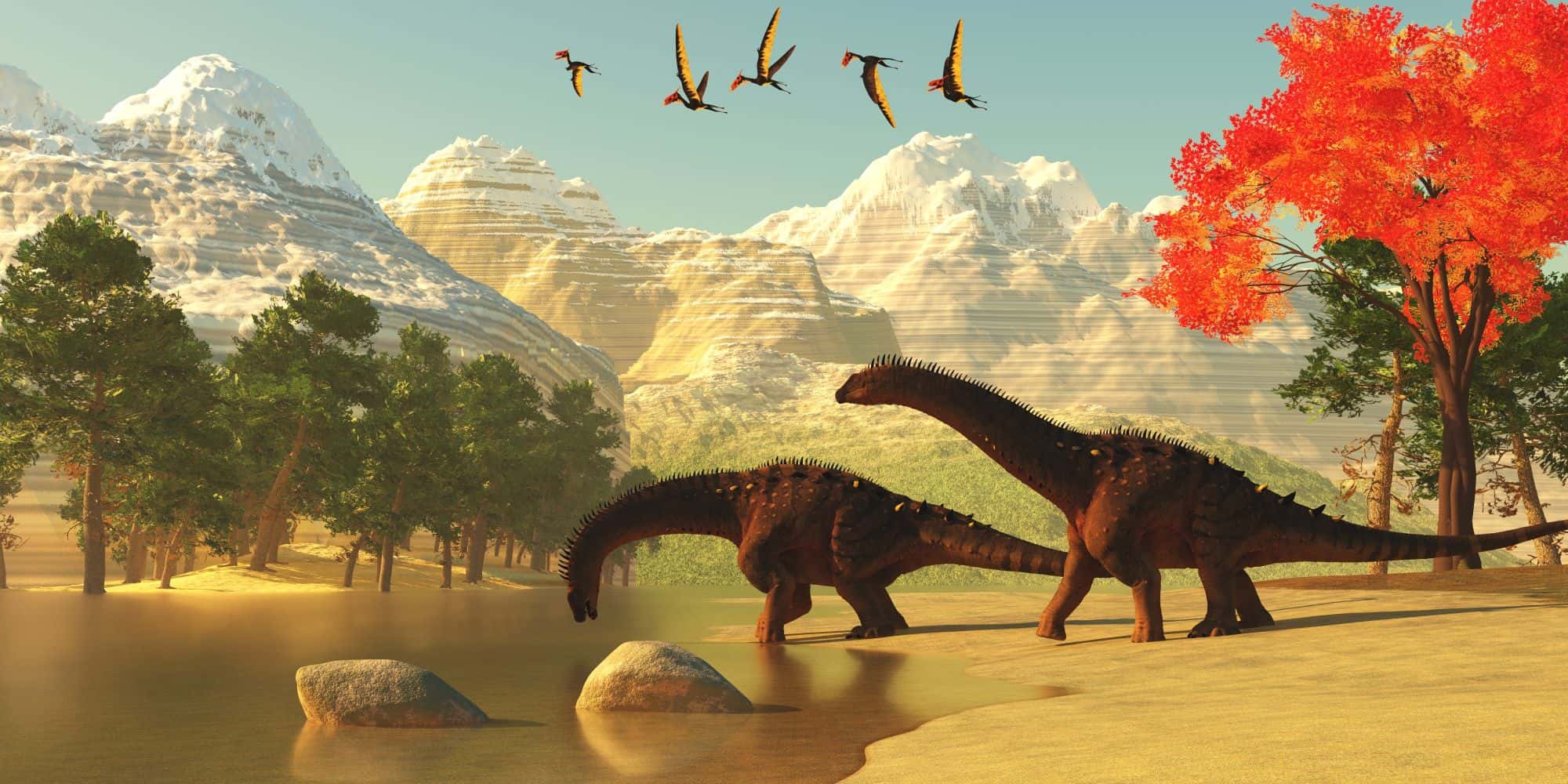 Novos dados indicam que dinossauros prosperavam até impacto de asteroide há 66 milhões de anos - Imagem do artigo