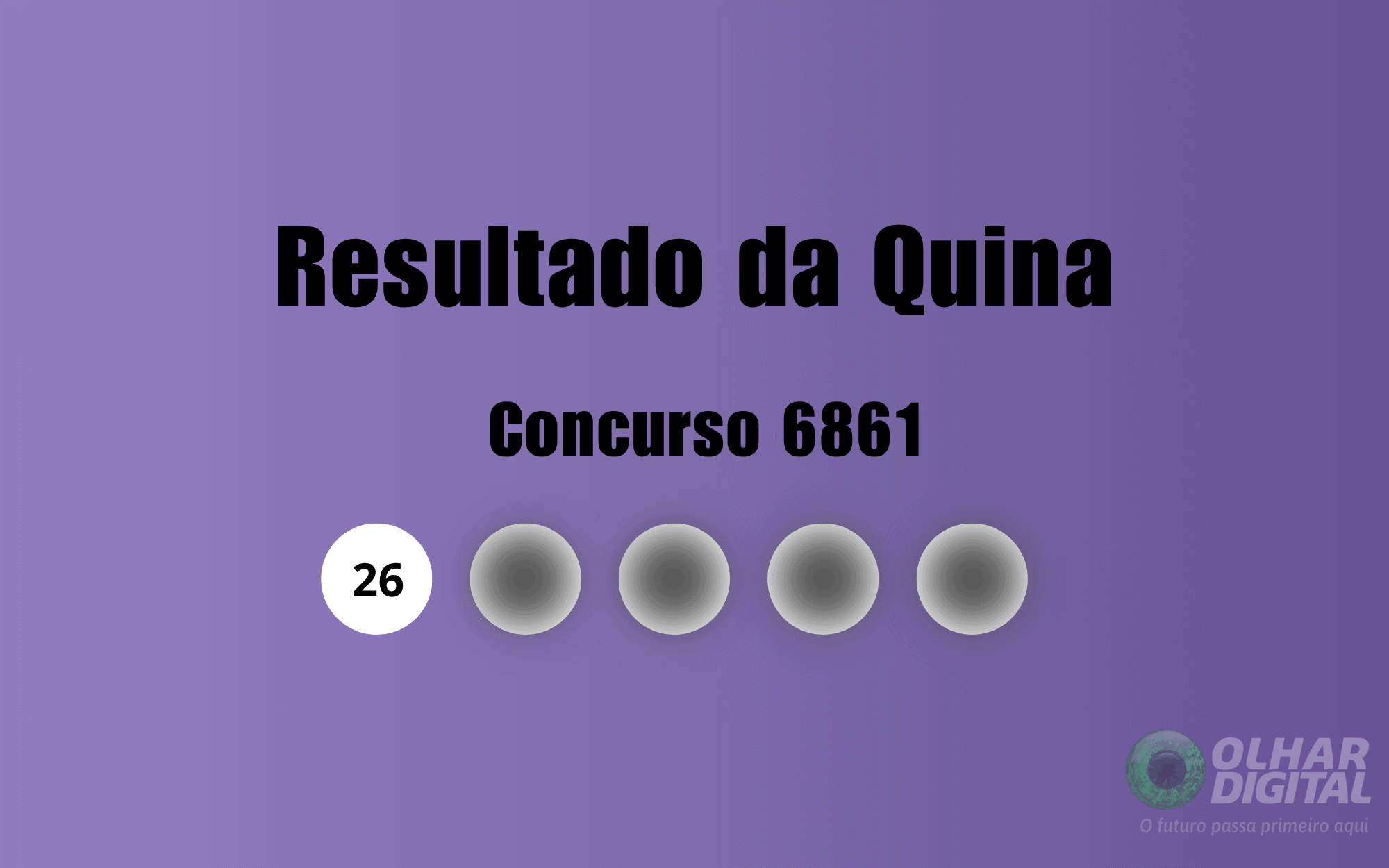 Quina 6861 acumula e prêmio sobe para R$ 17,5 milhões; veja os números sorteados - Imagem do artigo