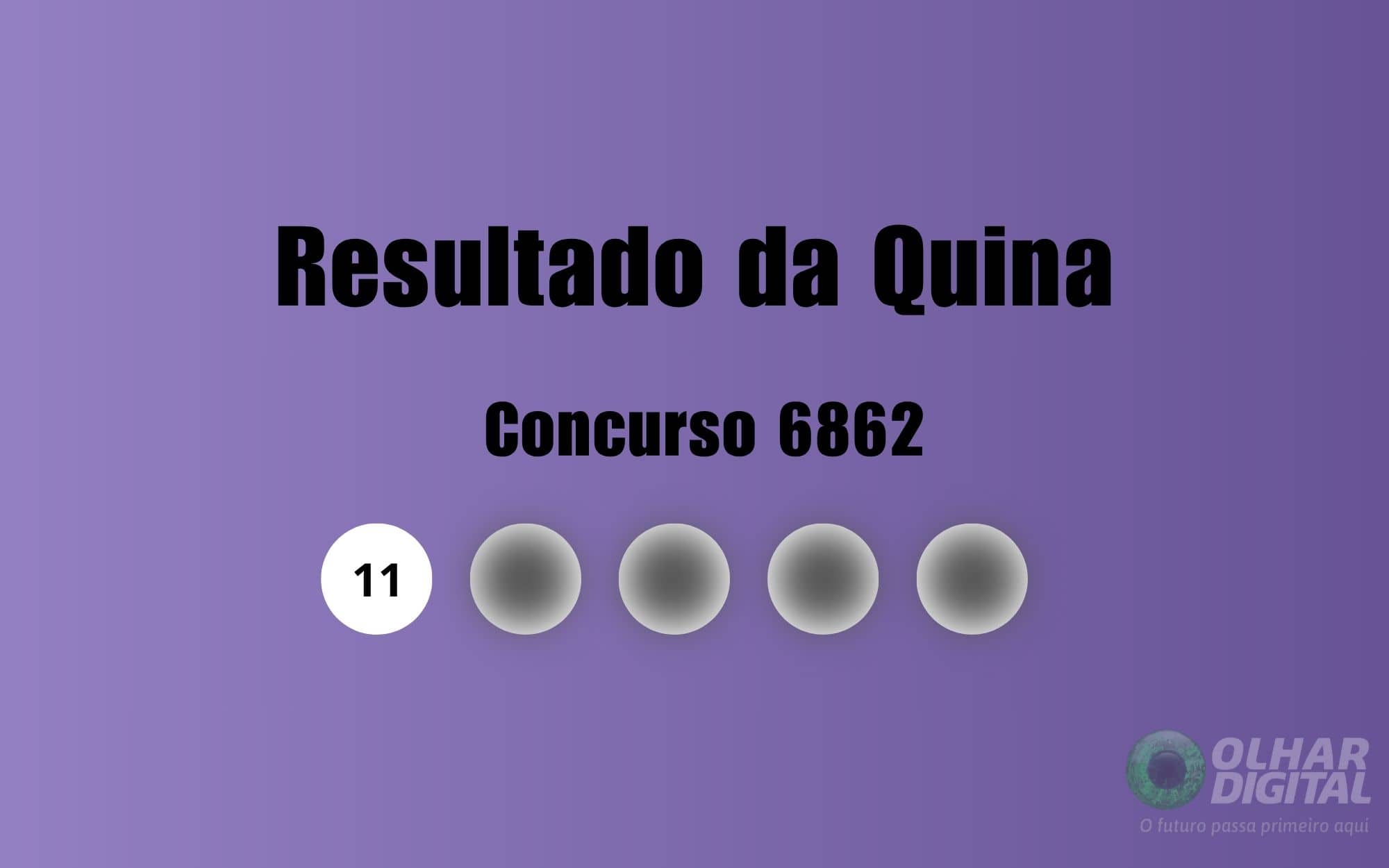 Quina 6862: confira as dezenas sorteadas e o prêmio estimado em R$ 17,5 milhões - Imagem do artigo