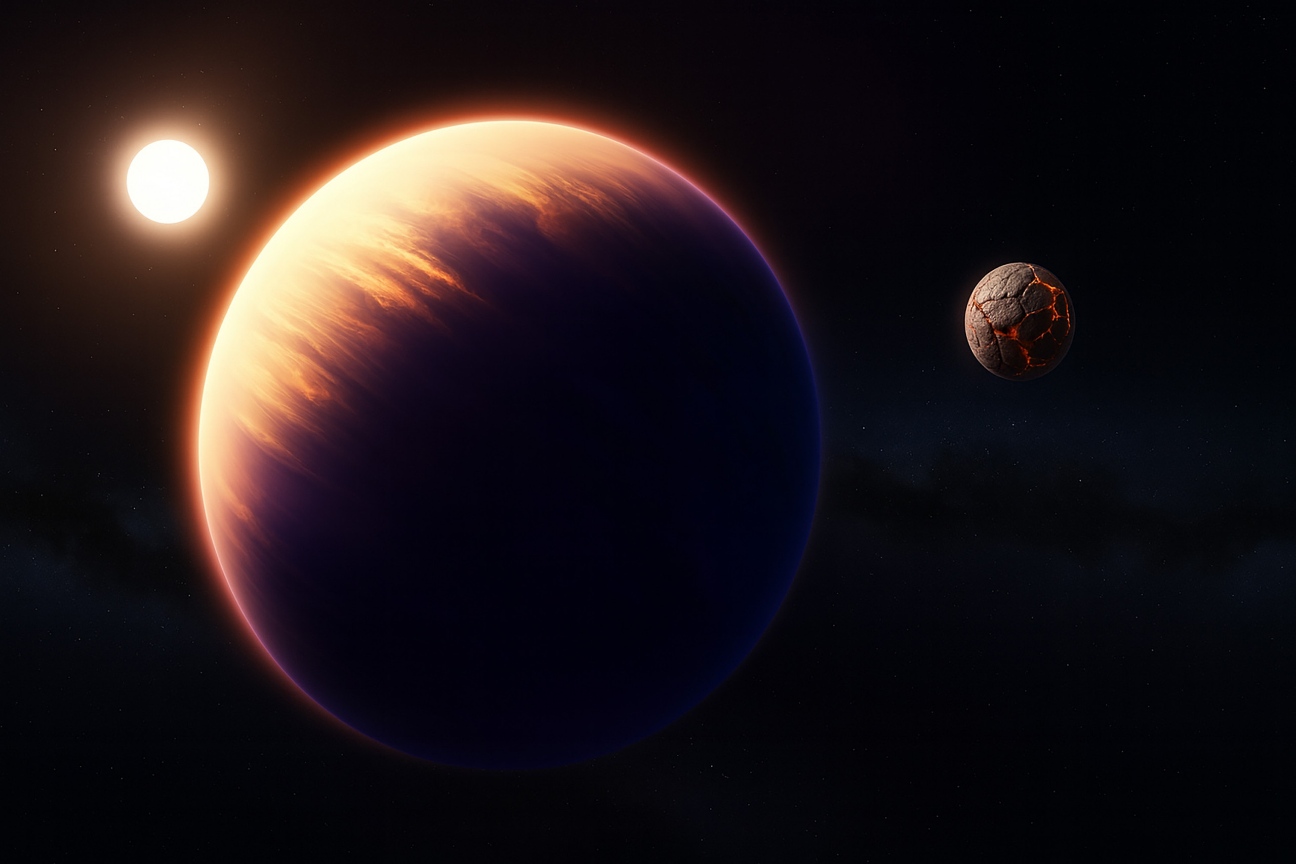 Sinal de dióxido de enxofre em WASP-39b indica possível lua vulcânica - Imagem do artigo