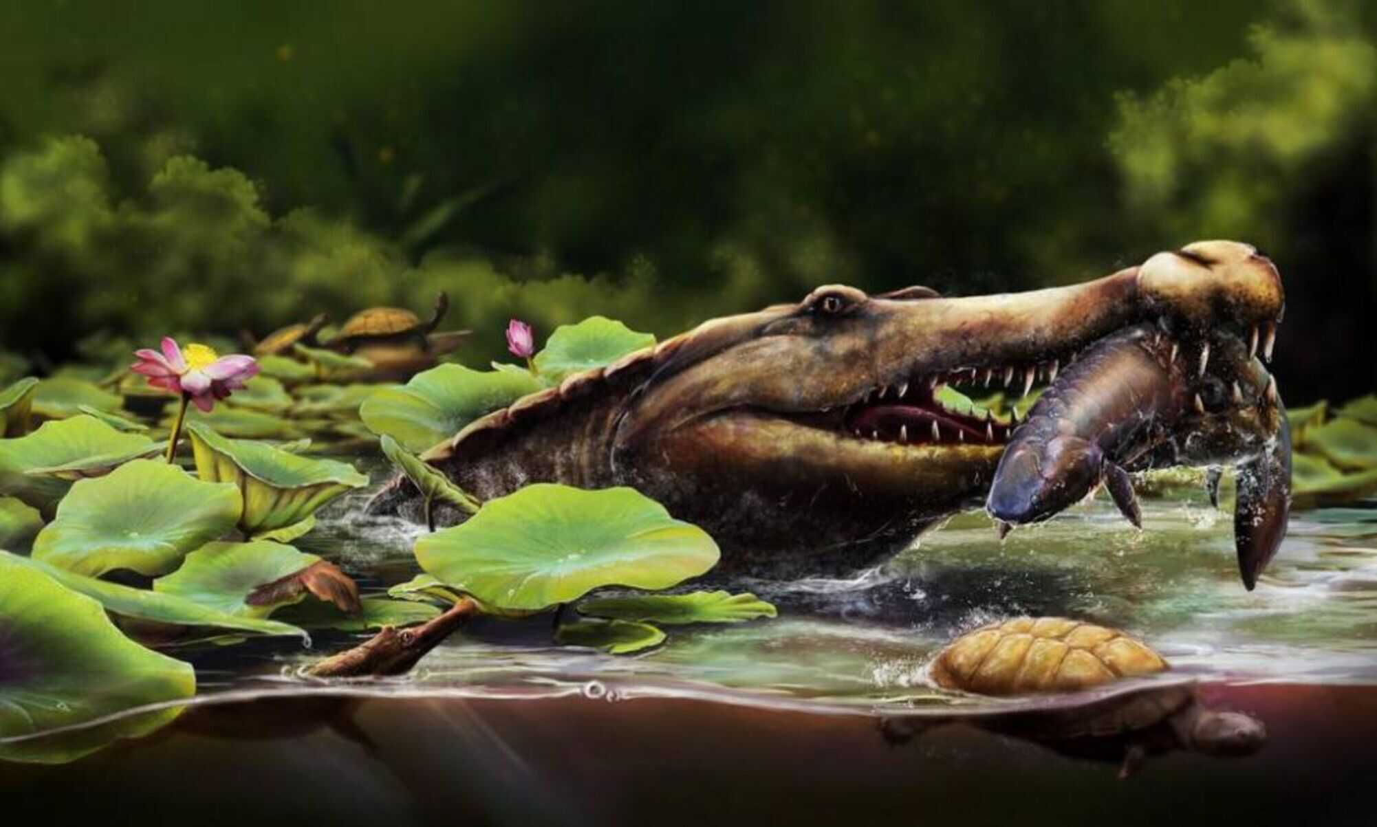 Universidade egípcia descreve crocodilo marinho de 80 milhões de anos - Imagem do artigo