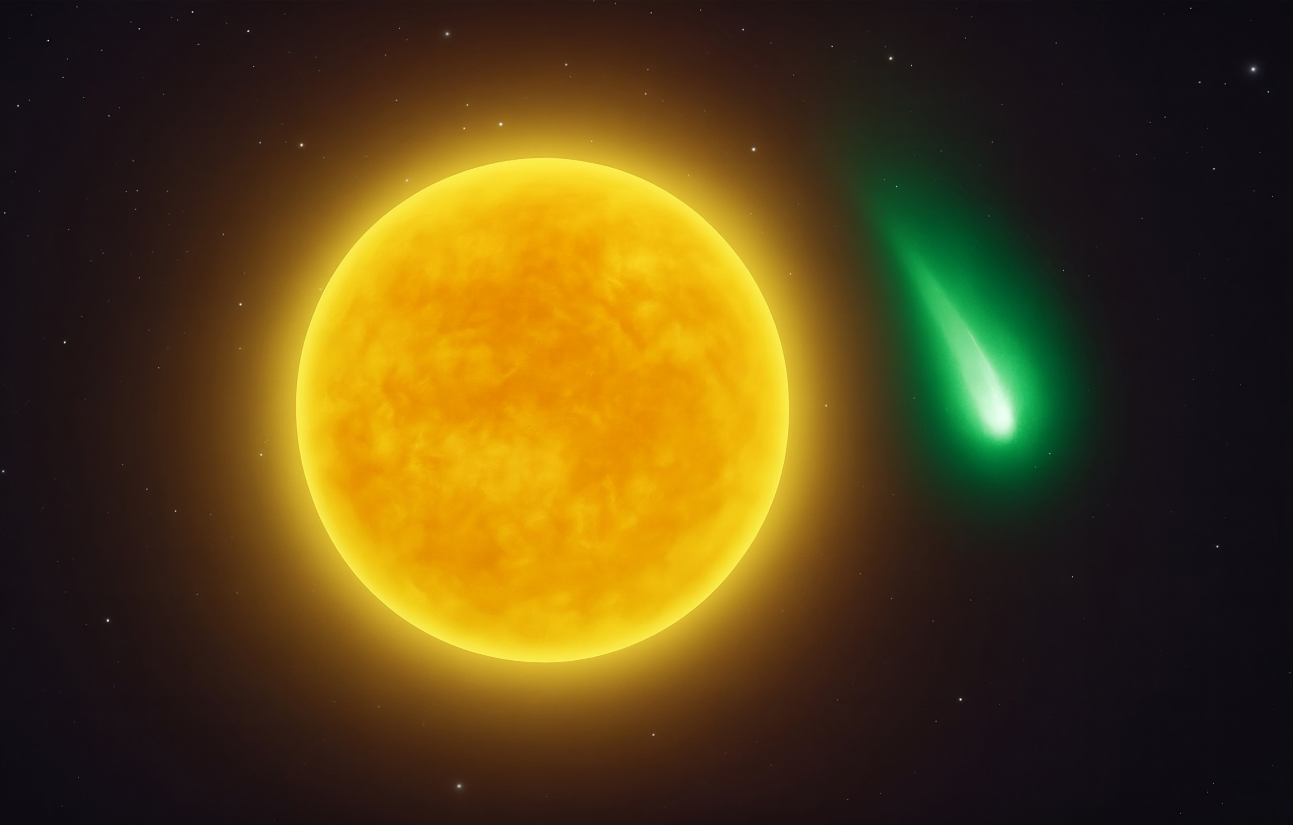 Telescópio no Arizona registra primeira imagem óptica do cometa interestelar 3I/ATLAS após periélio - Imagem do artigo