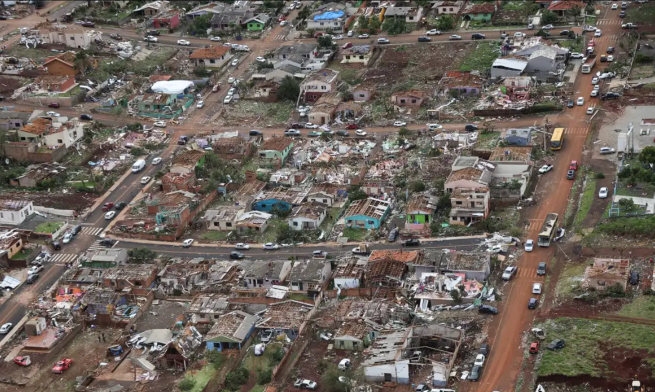 Tornado com ventos de 250 km/h devasta cidade no Paraná e pode figurar entre os 10 mais severos do país - Imagem do artigo