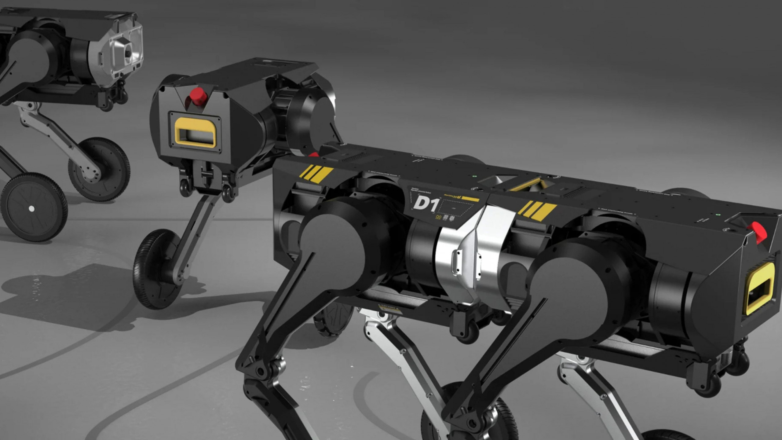 Robô D1 se transforma de bípede em quadrúpede e encara terrenos acidentados - Imagem do artigo