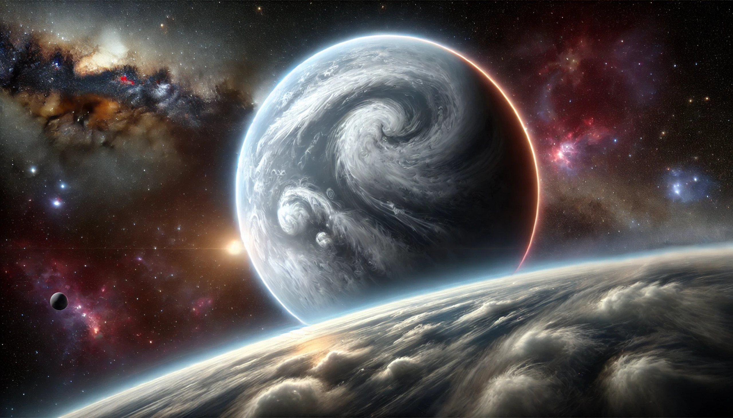 Pigmentos de microrganismos nas nuvens podem revelar vida em exoplanetas - Imagem do artigo