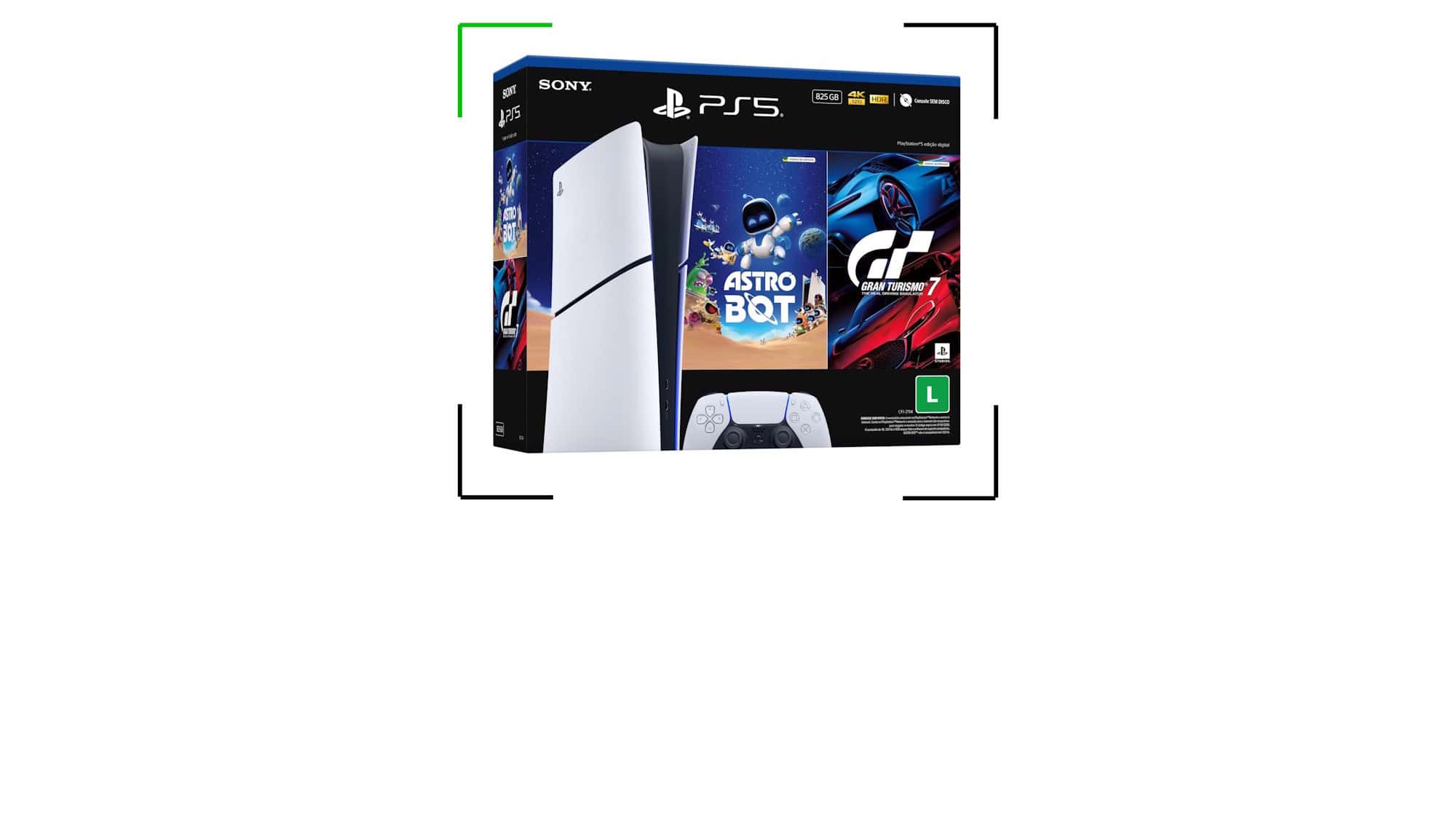PlayStation 5 Slim Digital com Astro Bot e Gran Turismo 7 cai para R$ 2.999 na Black Friday - Imagem do artigo