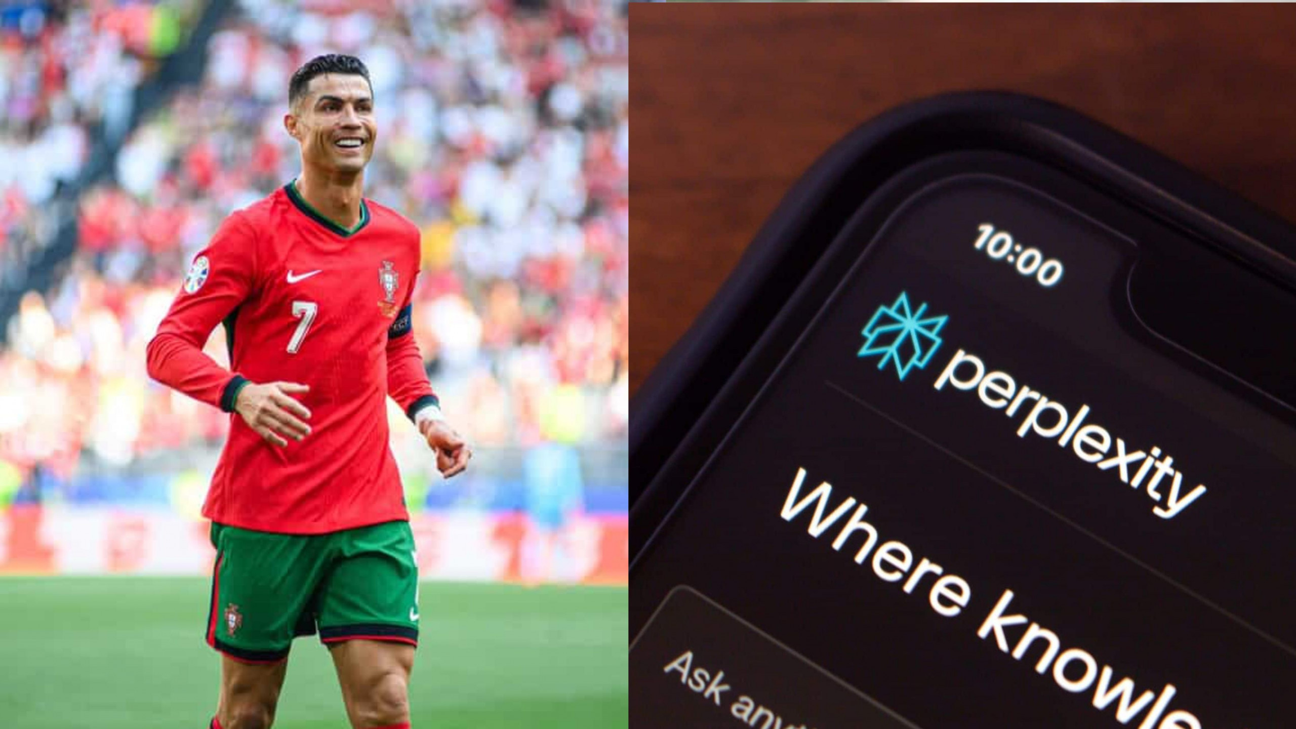 Cristiano Ronaldo investe na Perplexity AI e firma acordo global de patrocínio - Imagem do artigo