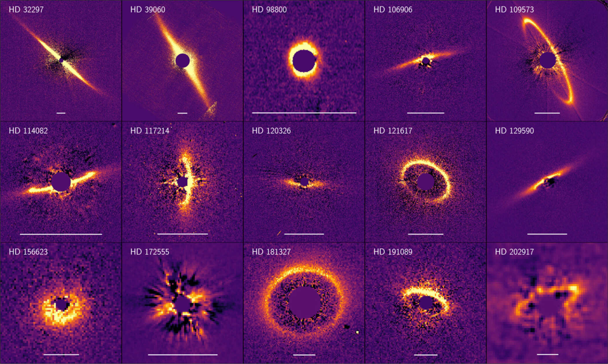 Telescópio VLT capta 51 sistemas planetários em formação ao redor de estrelas próximas - Imagem do artigo
