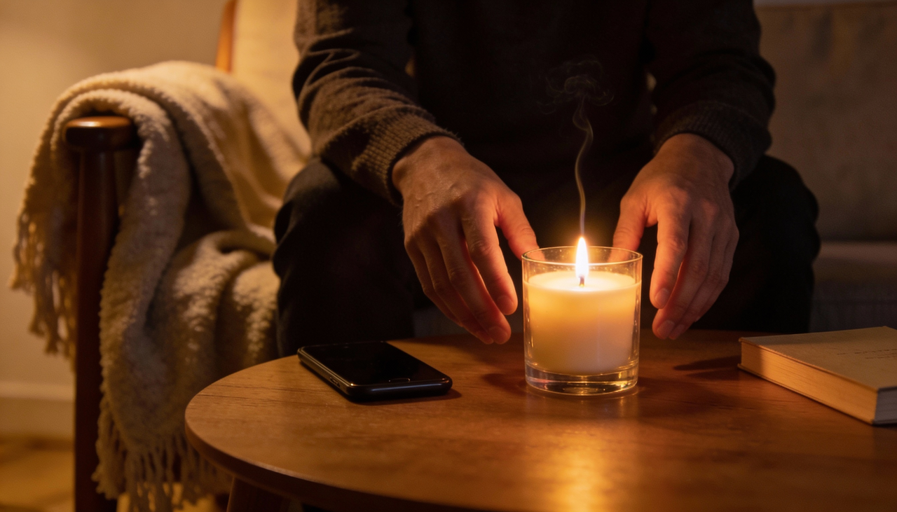 Acender uma vela ao chegar em casa pode reduzir estresse, indicam estudos - Imagem do artigo