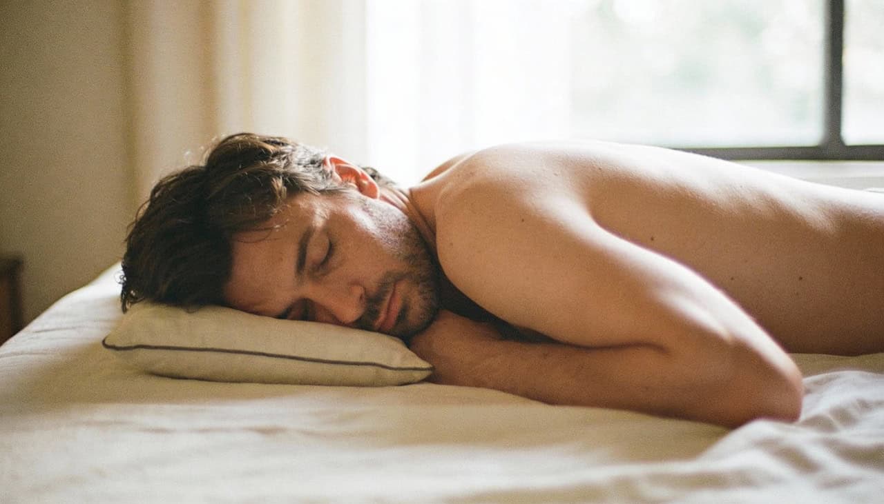 Dormir de barriga para baixo aumenta risco de dores lombares, aponta revisão científica - Imagem do artigo