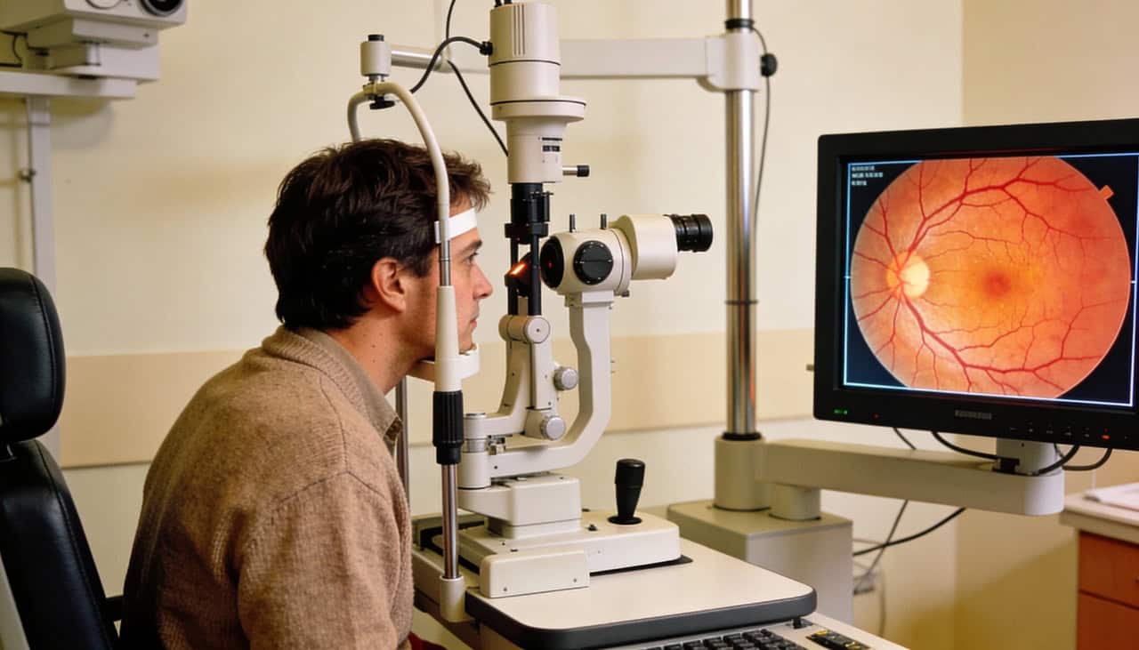 Foto da retina com inteligência artificial ajuda a prever risco de infarto, mostra estudo - Imagem do artigo