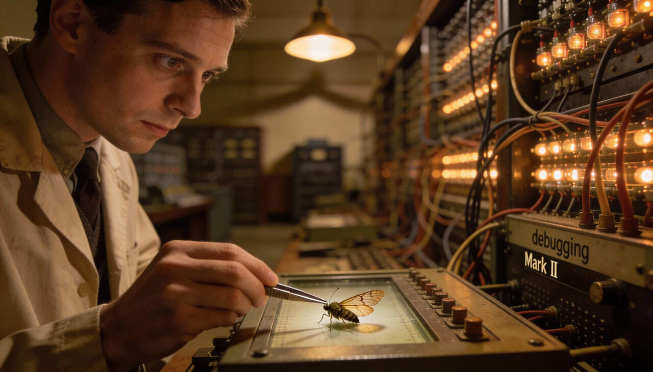 Mariposa presa em computador gigante em 1947 originou o termo “bug” na tecnologia - Imagem do artigo