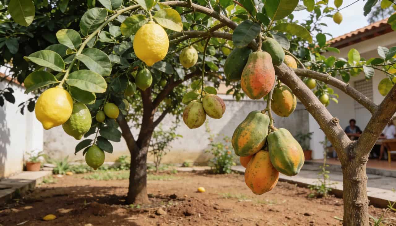 Frutas perenes garantem colheita o ano inteiro e reduzem idas ao mercado - Imagem do artigo