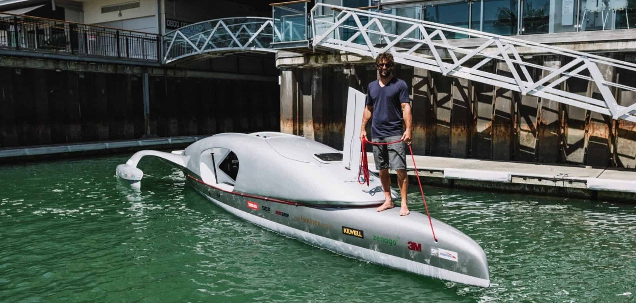 Britânico planeja dar a volta ao mundo com bicicleta e trimarã a pedal para bater recorde - Imagem do artigo