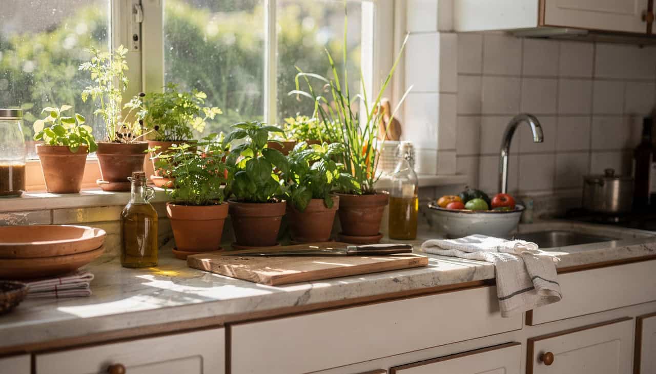 Mini horta na cozinha favorece alimentação saudável e reduz estresse, aponta Embrapa - Imagem do artigo