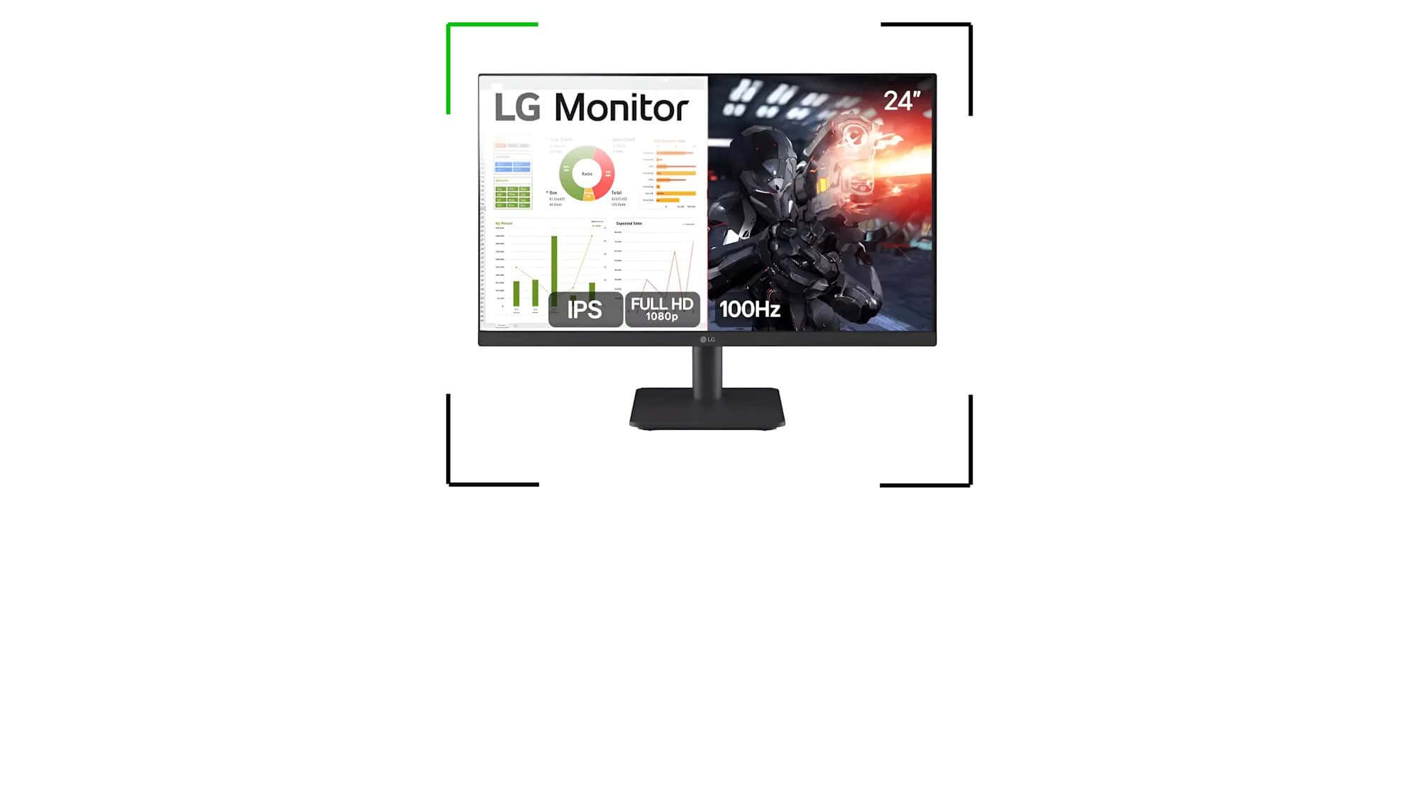 Monitor LG 24” Full HD de 100 Hz é encontrado por R$ 554 no Mercado Livre - Imagem do artigo