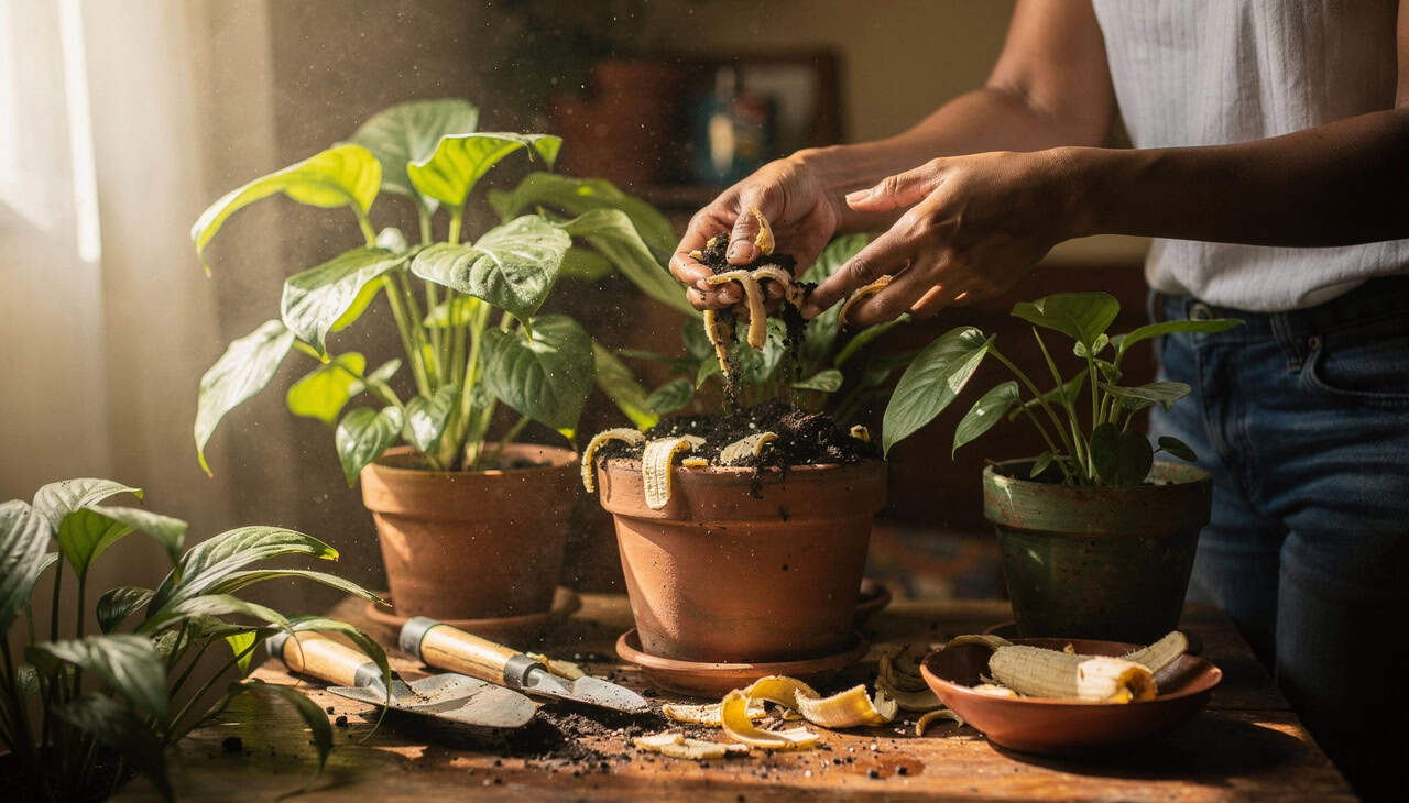 Pesquisas destacam casca de banana como fonte de nutrientes para fertilizantes orgânicos - Imagem do artigo