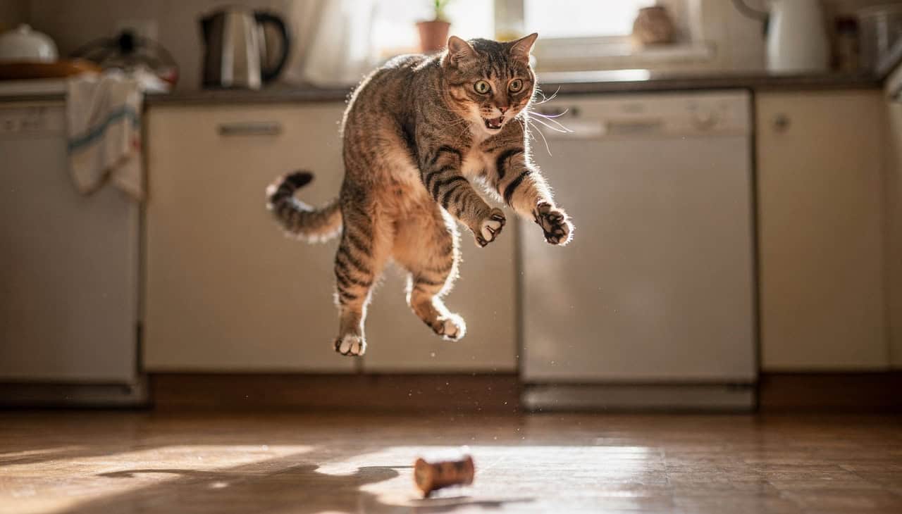 Por que os gatos se assustam com pepinos: instinto ancestral confunde vegetal com predador - Imagem do artigo