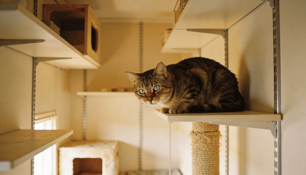 Estímulos físicos e mentais reduzem estresse de gatos que vivem em apartamentos, aponta VCA Hospitals - Imagem do artigo