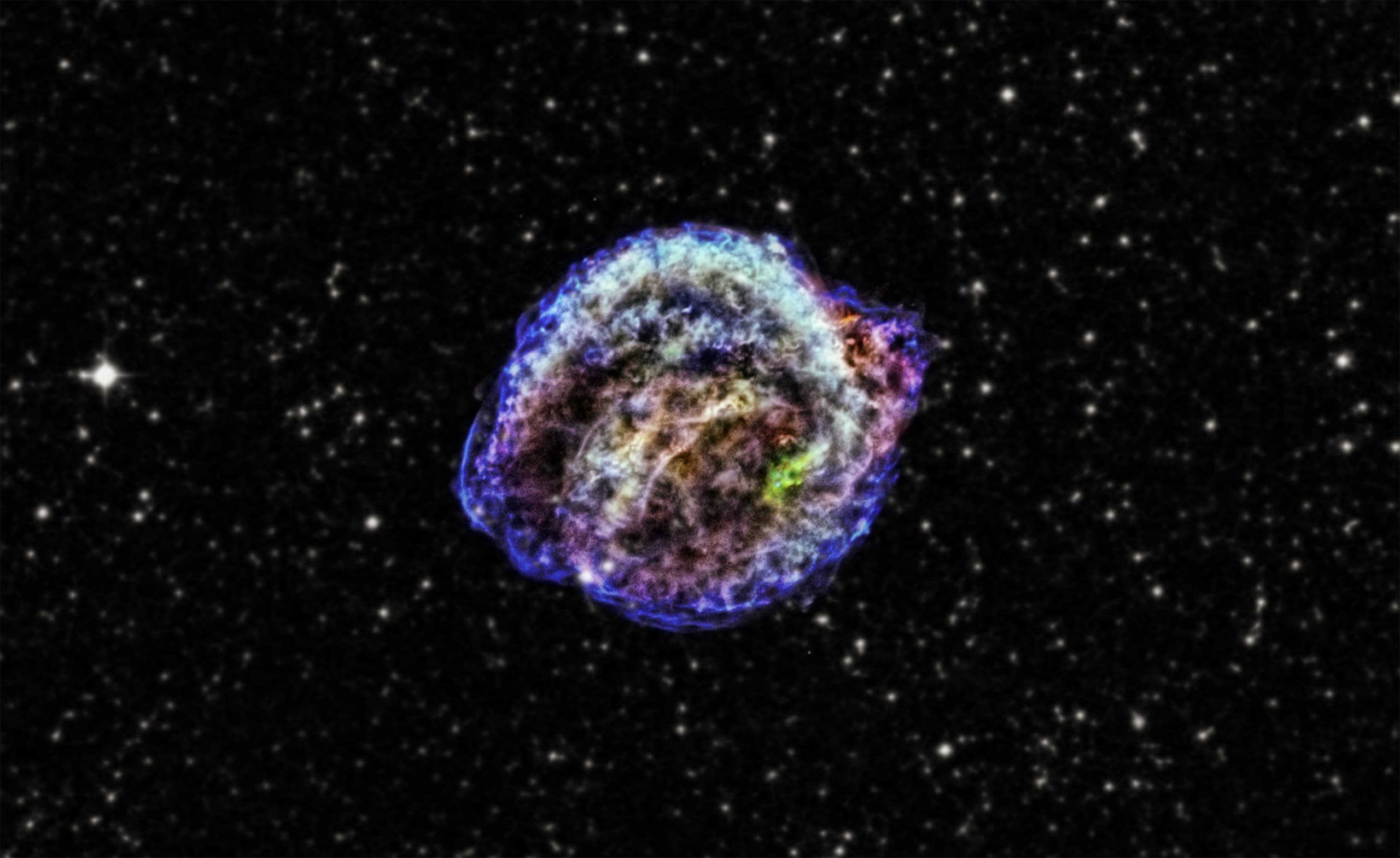 Vídeo reúne 25 anos de observações da supernova de Kepler em apenas 40 segundos - Imagem do artigo