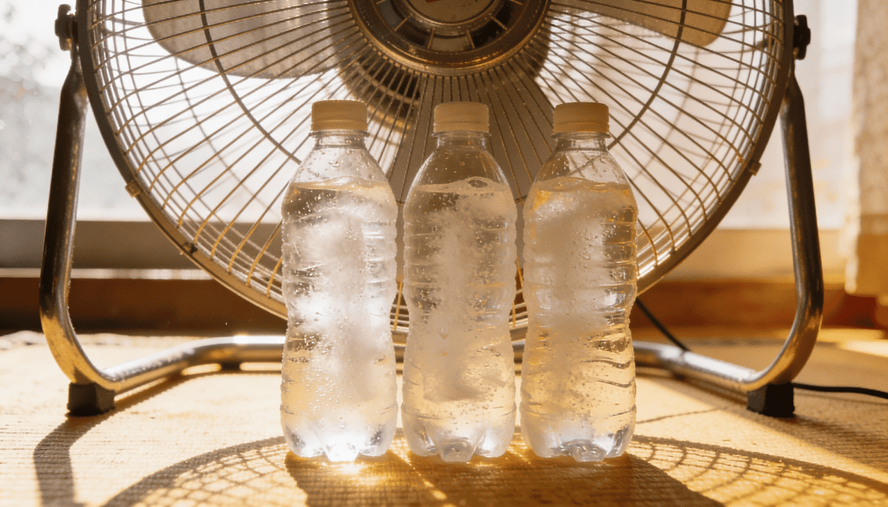 Truque com ventilador e gelo viraliza ao oferecer alívio térmico sem ar-condicionado - Imagem do artigo