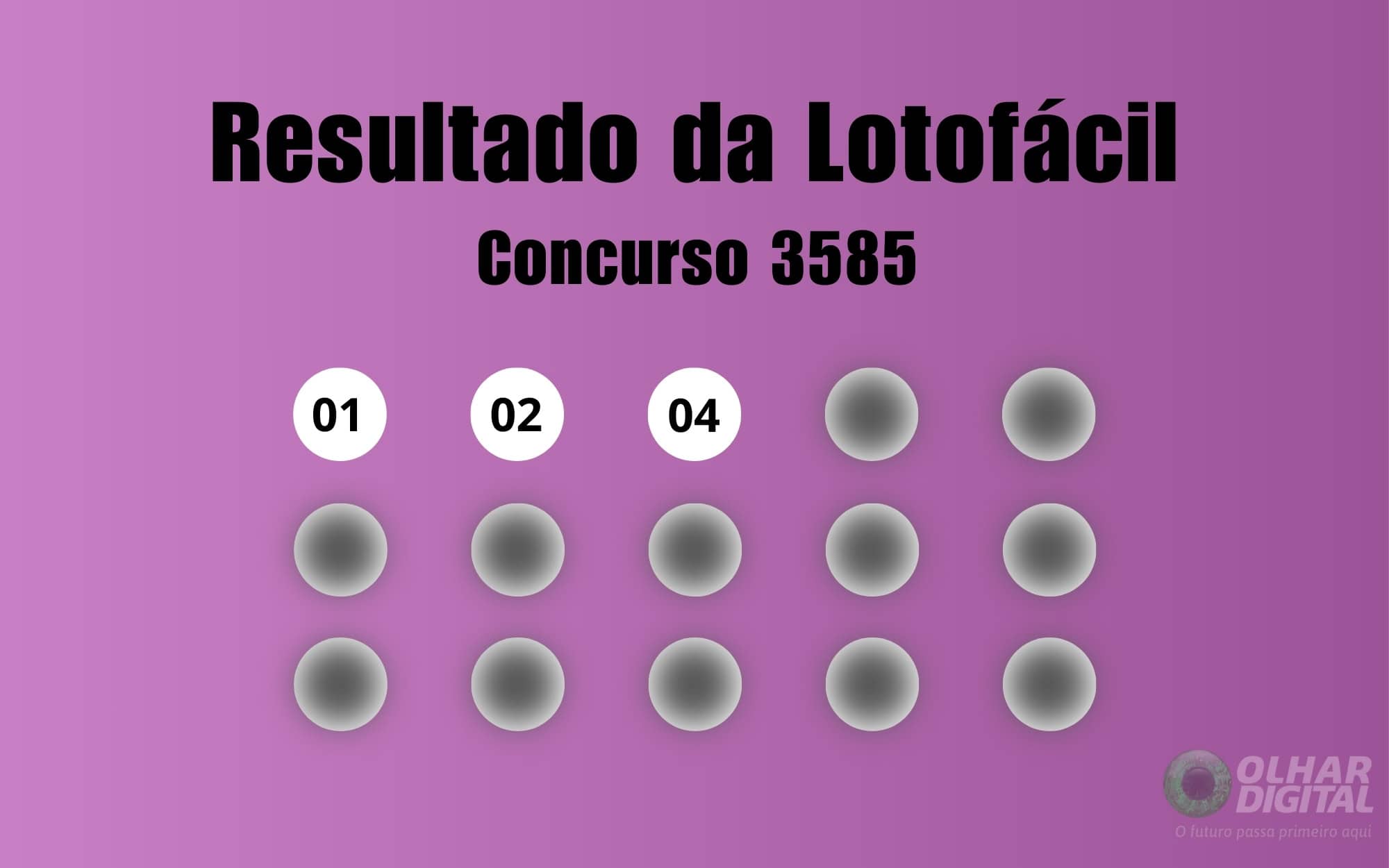 Lotofácil 3585 divide prêmio principal entre três apostas; confira os números sorteados - Imagem do artigo