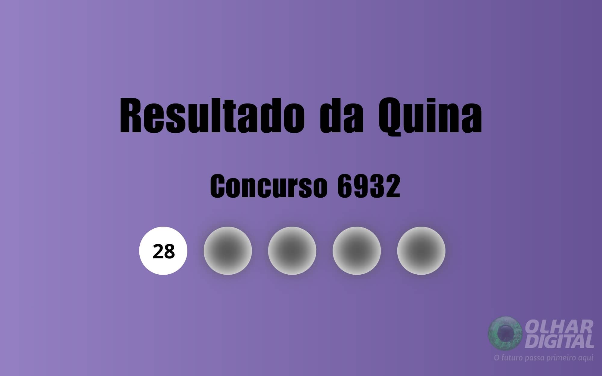 Concurso 6932 da Quina acumula e próximo prêmio é estimado em R$ 2 milhões - Imagem do artigo