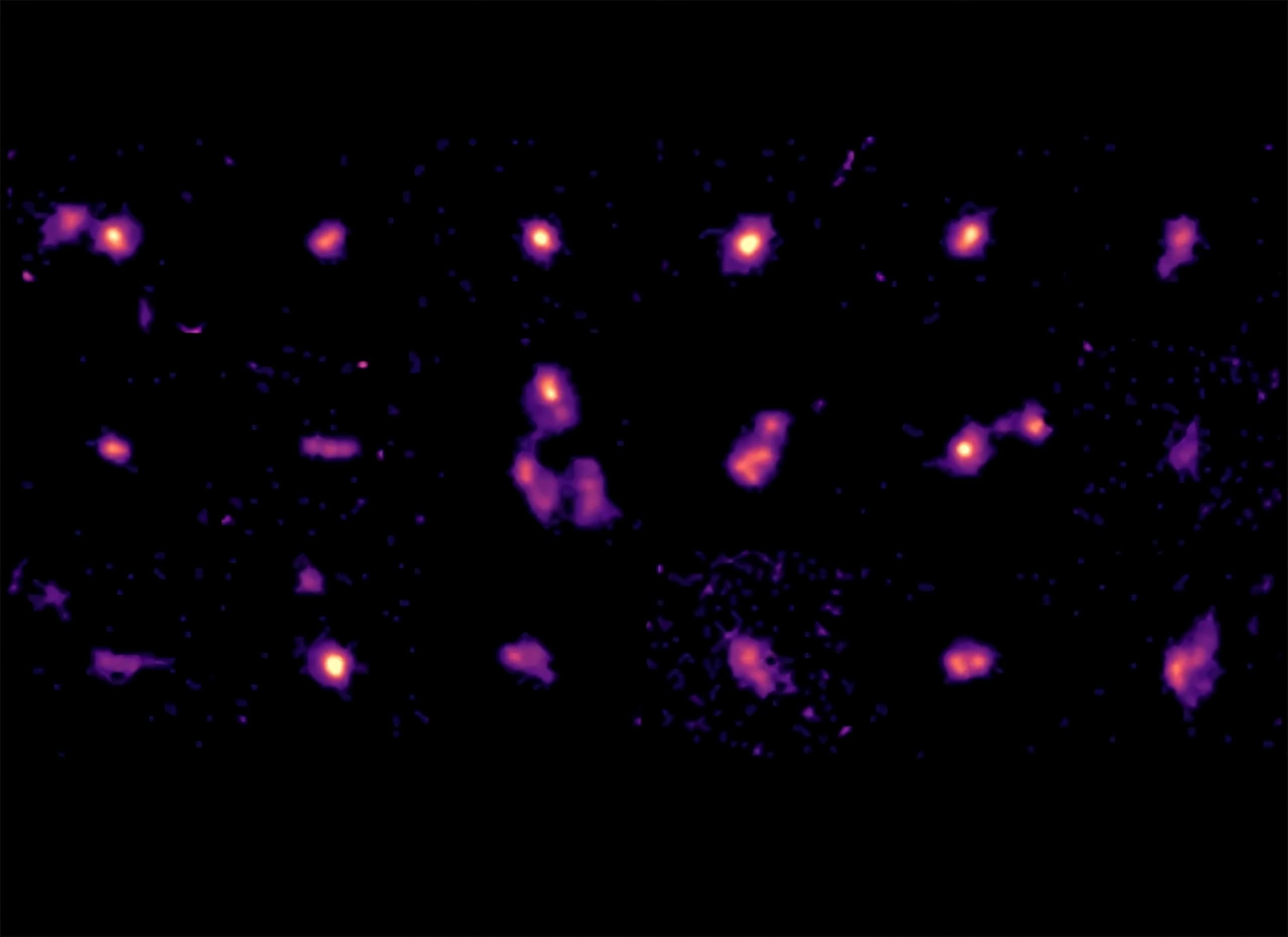 Galáxias formadas um bilhão de anos após o Big Bang já exibiam grande quantidade de metais, diz pesquisa - Imagem do artigo